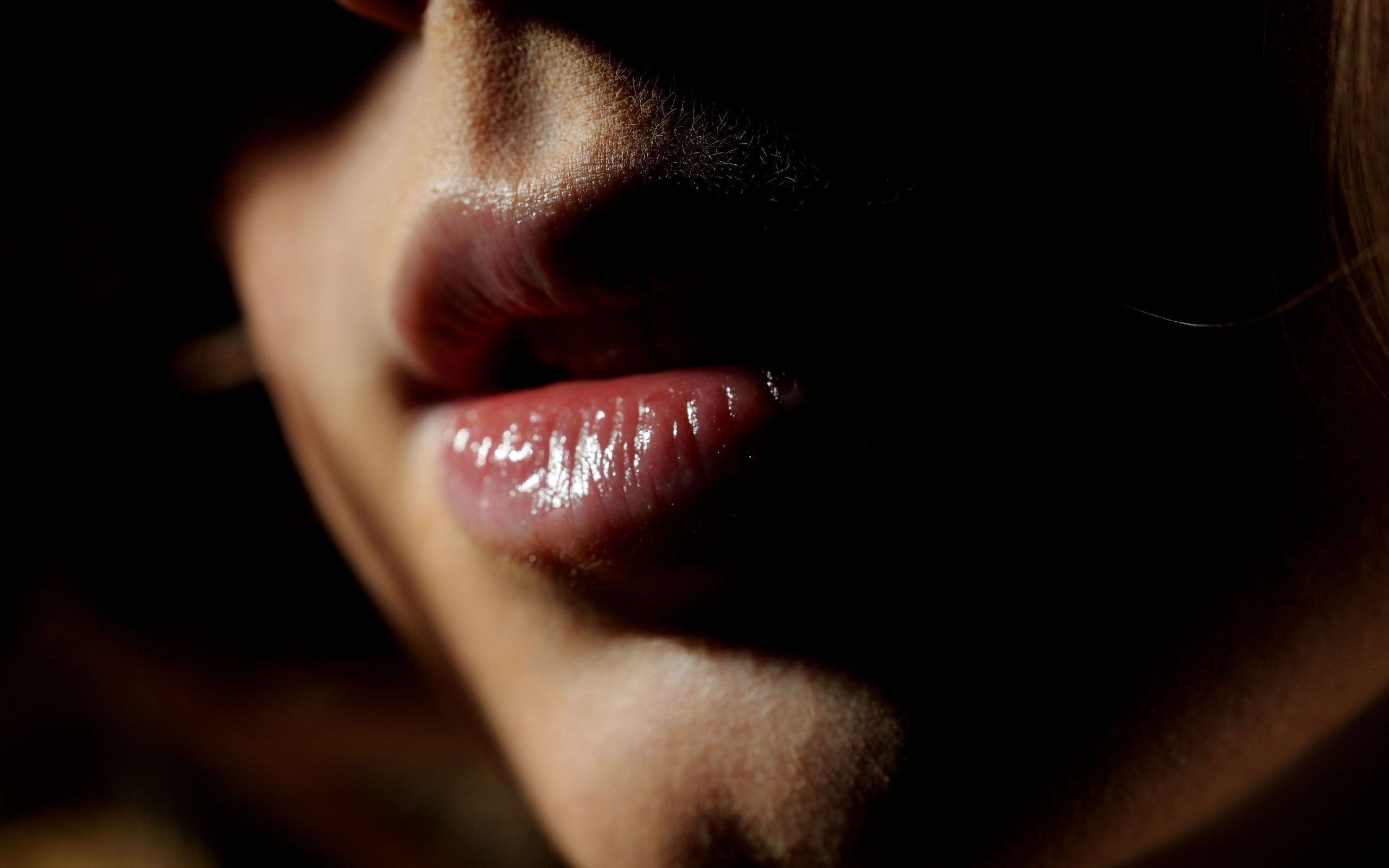 People 2560x1600 face lips women closeup model parted lips