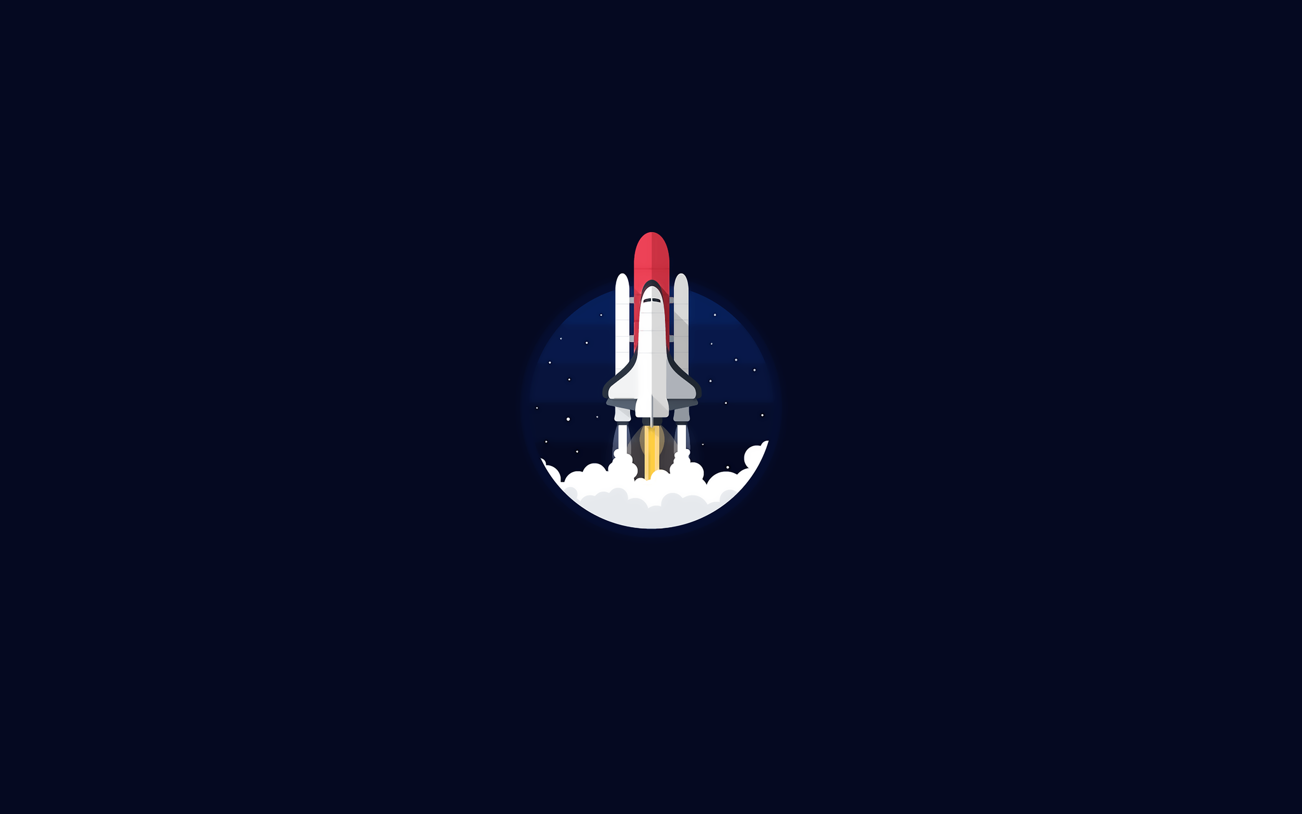 General 2560x1600 space shuttle minimalism artwork space art vehicle simple background space blue background
