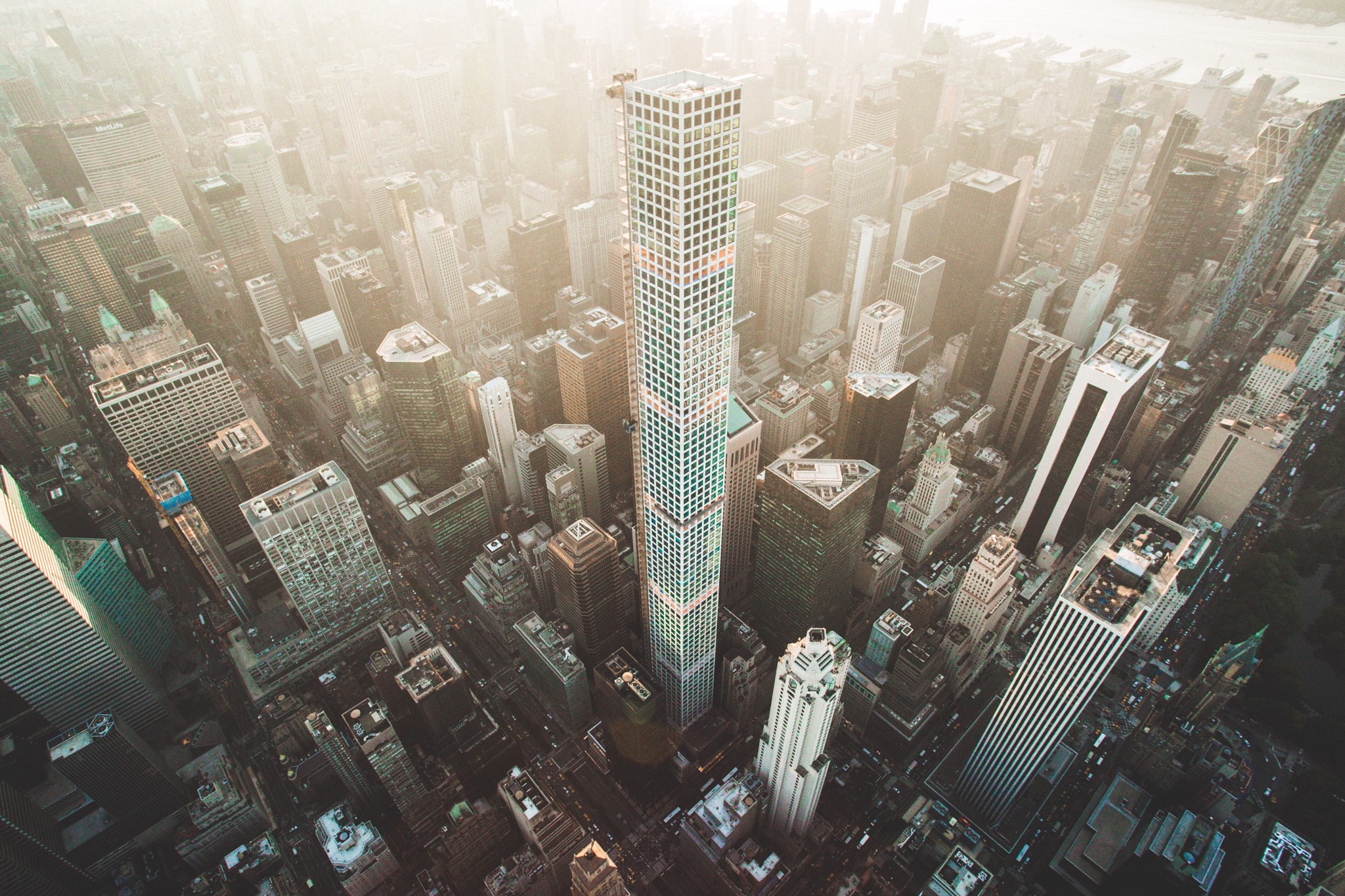 General 2048x1365 skyscraper New York City Manhattan aerial view cityscape USA