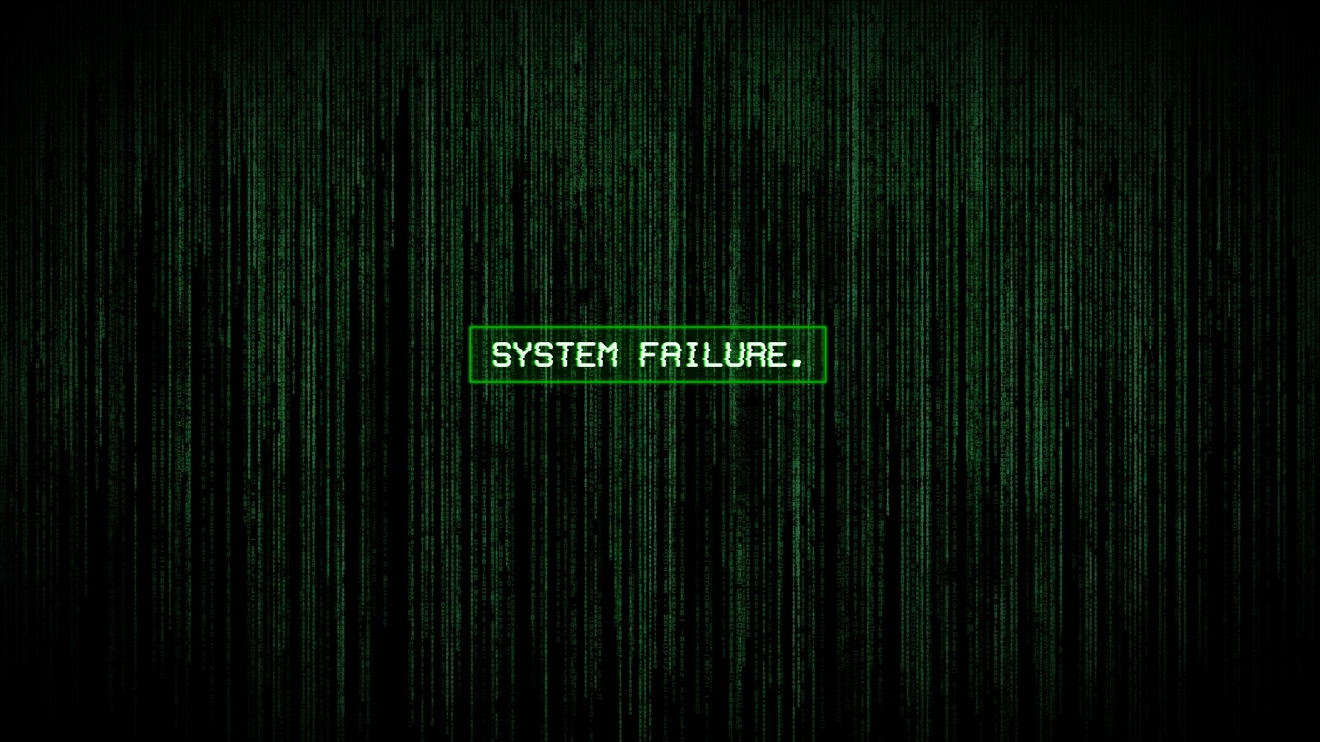 General 1920x1080 The Matrix typography code movies System Failure