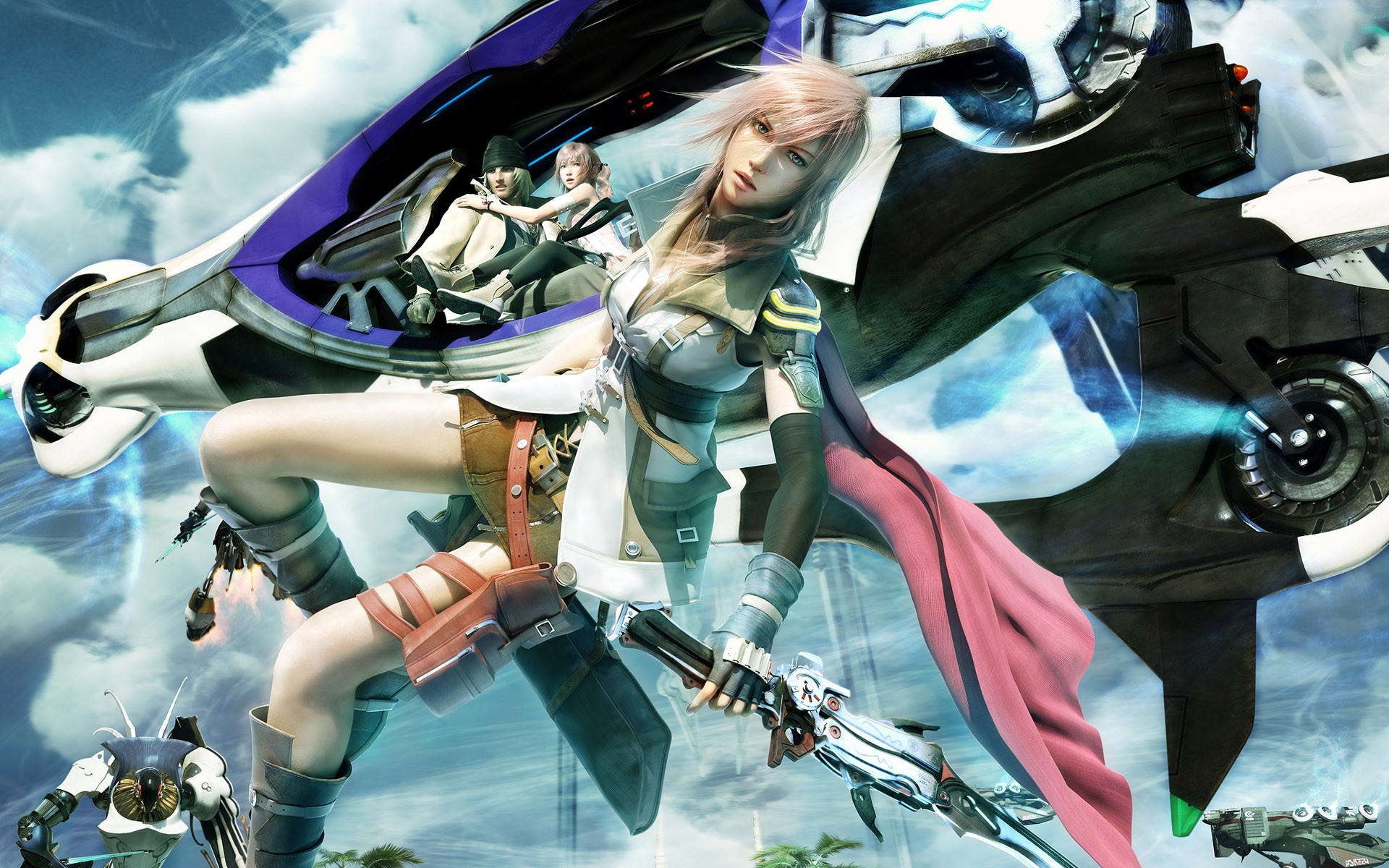 General 1920x1200 video games Final Fantasy XIII Claire Farron video game art video game characters video game girls
