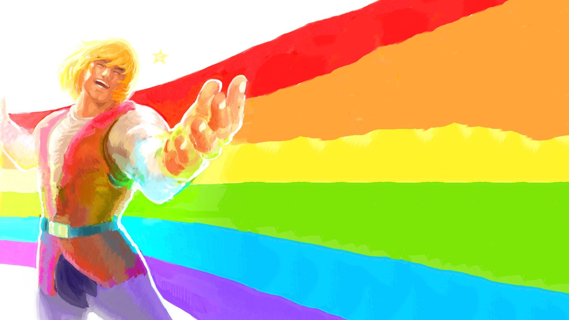 General 1920x1080 He-Man rainbows He-Man and the Masters of the Universe TV series fan art