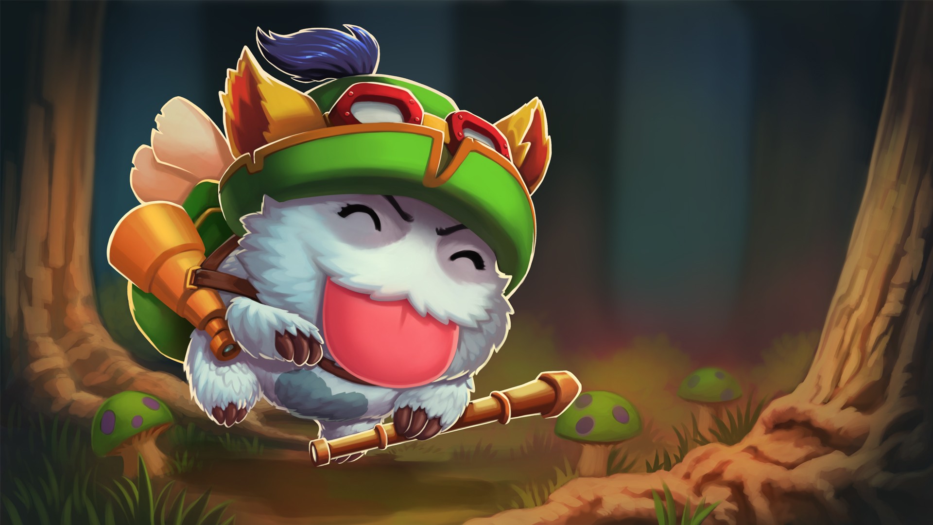 General 1920x1080 League of Legends video games Poro (League of Legends) Teemo (League of Legends) video game art PC gaming video game characters