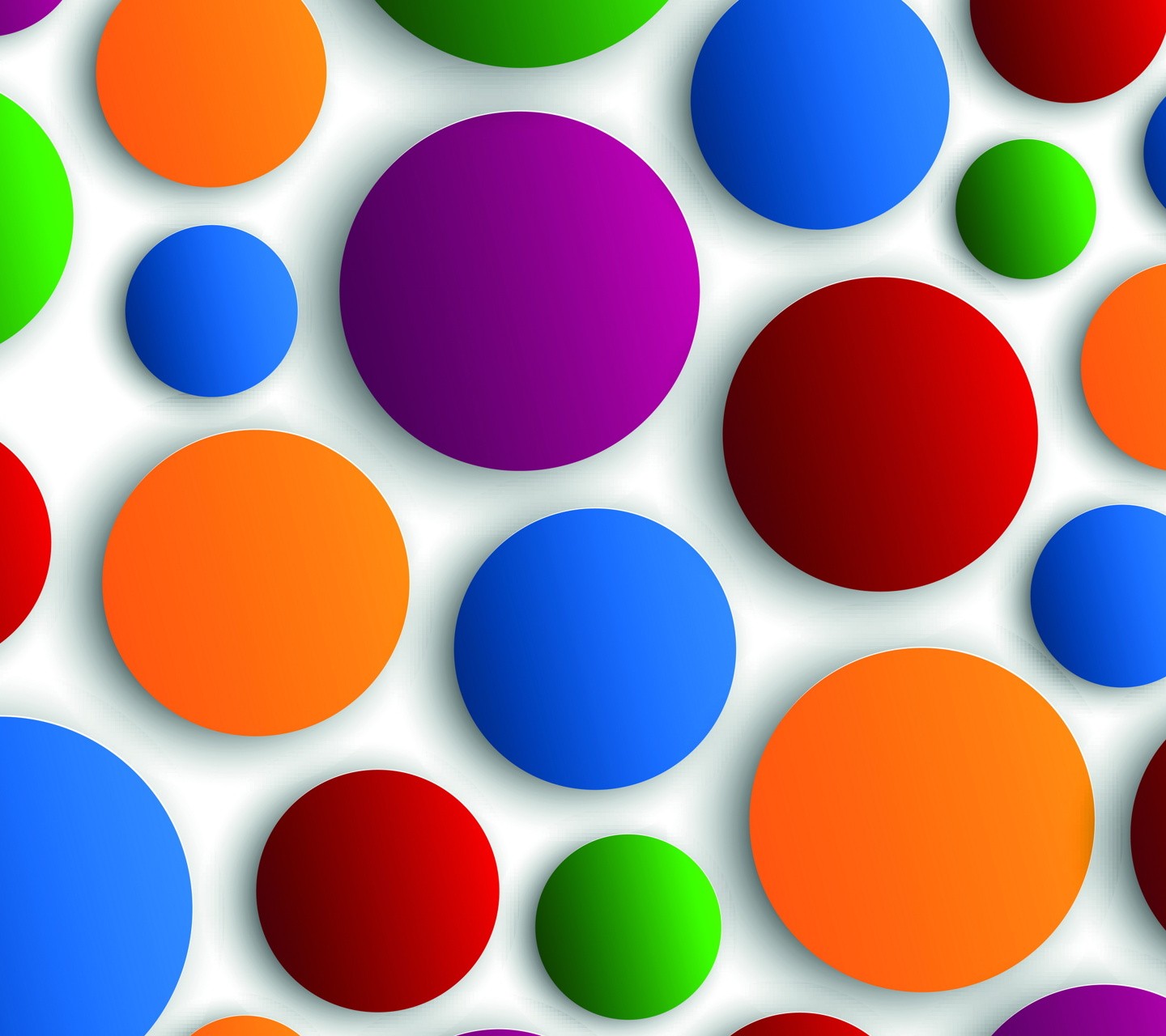 General 1440x1280 colorful circle digital art dots