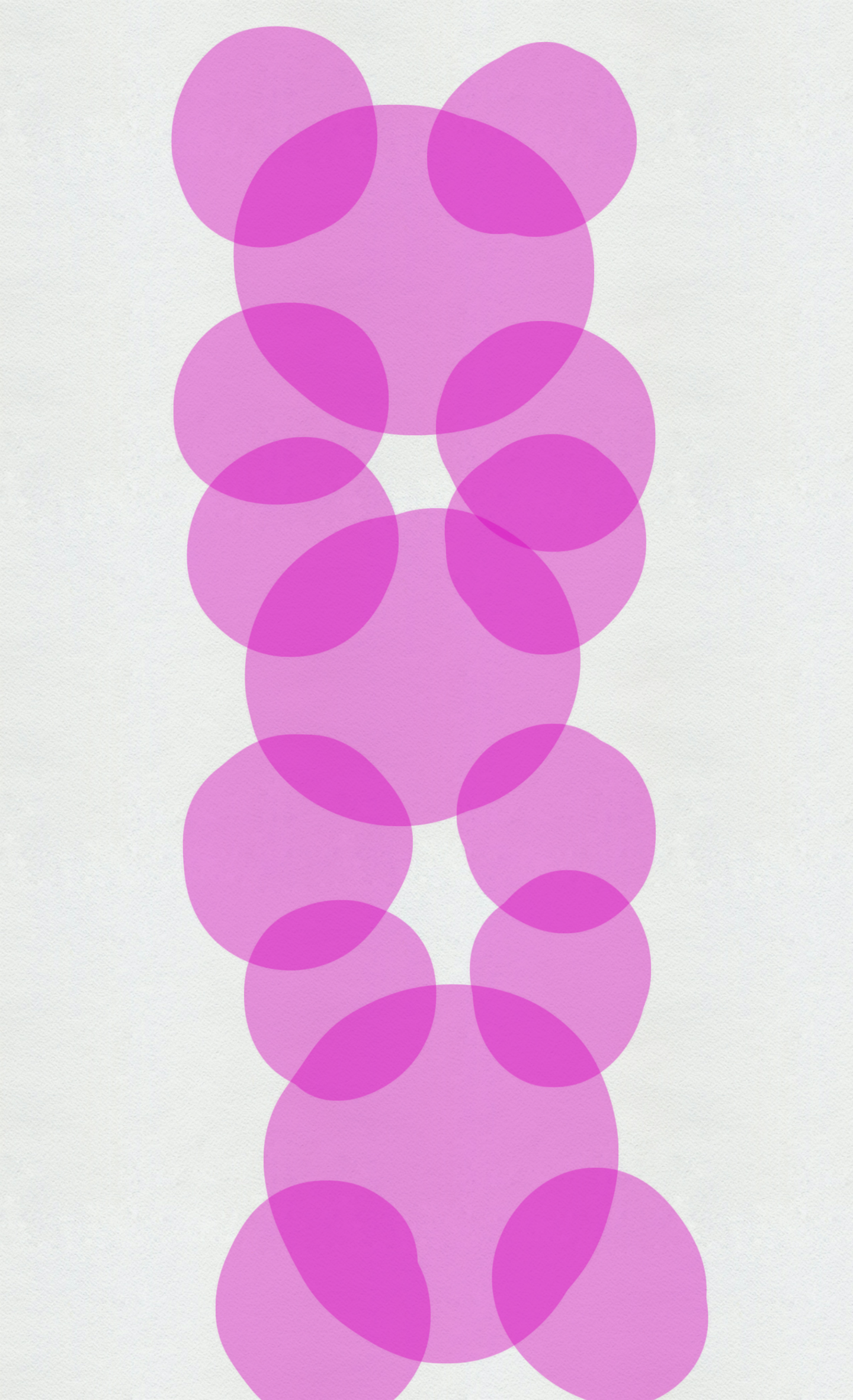 General 1440x2364 digital art abstract minimalism simple background pink dots white background