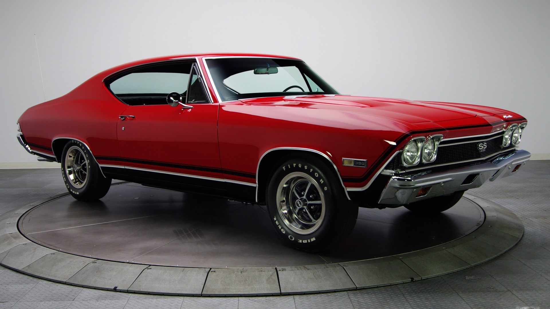 General 1920x1080 red cars vehicle simple background Chevrolet Chevrolet Chevelle