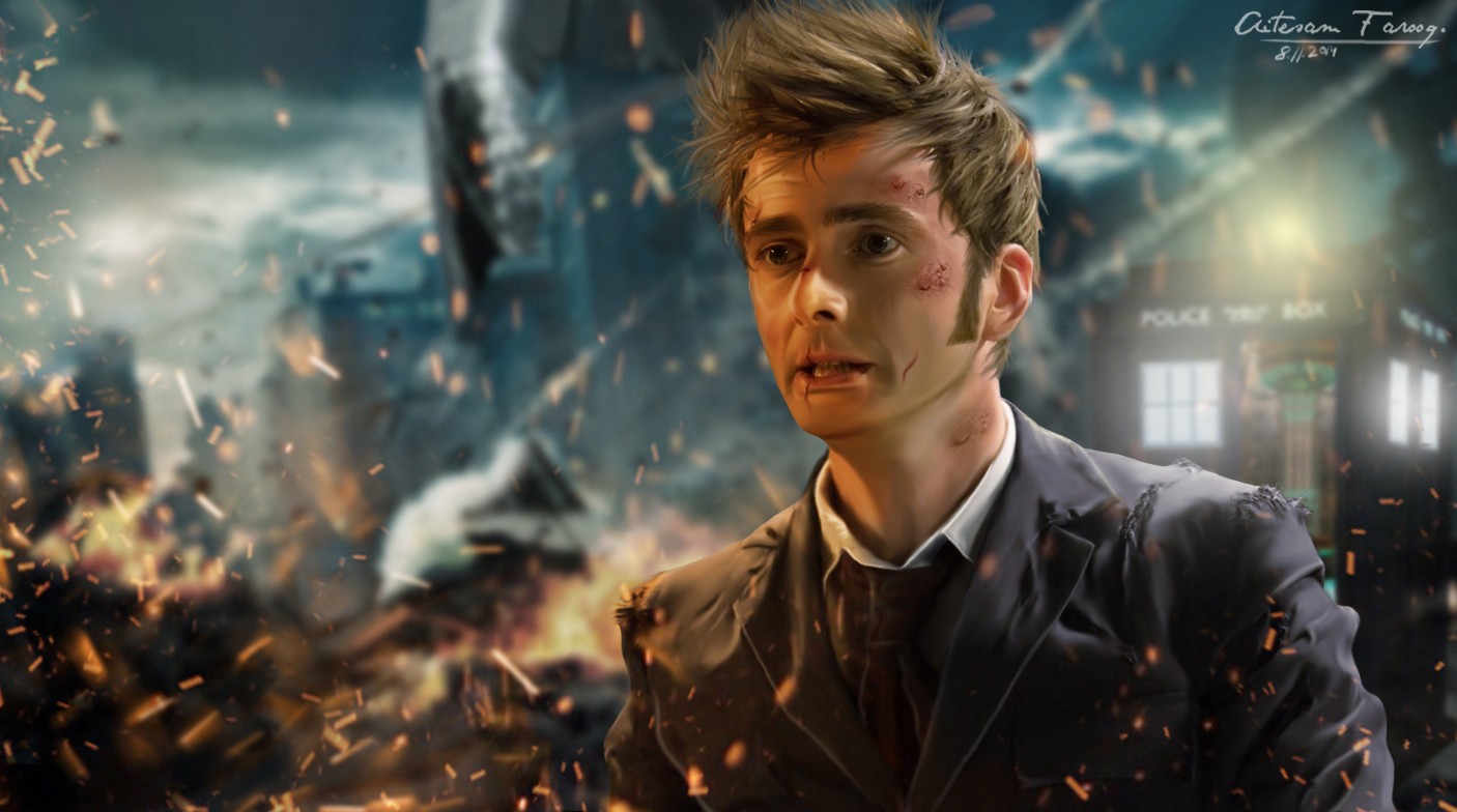 General 1406x784 Doctor Who The Doctor TARDIS gallifrey David Tennant Tenth Doctor Science Fiction Men science fiction TV series