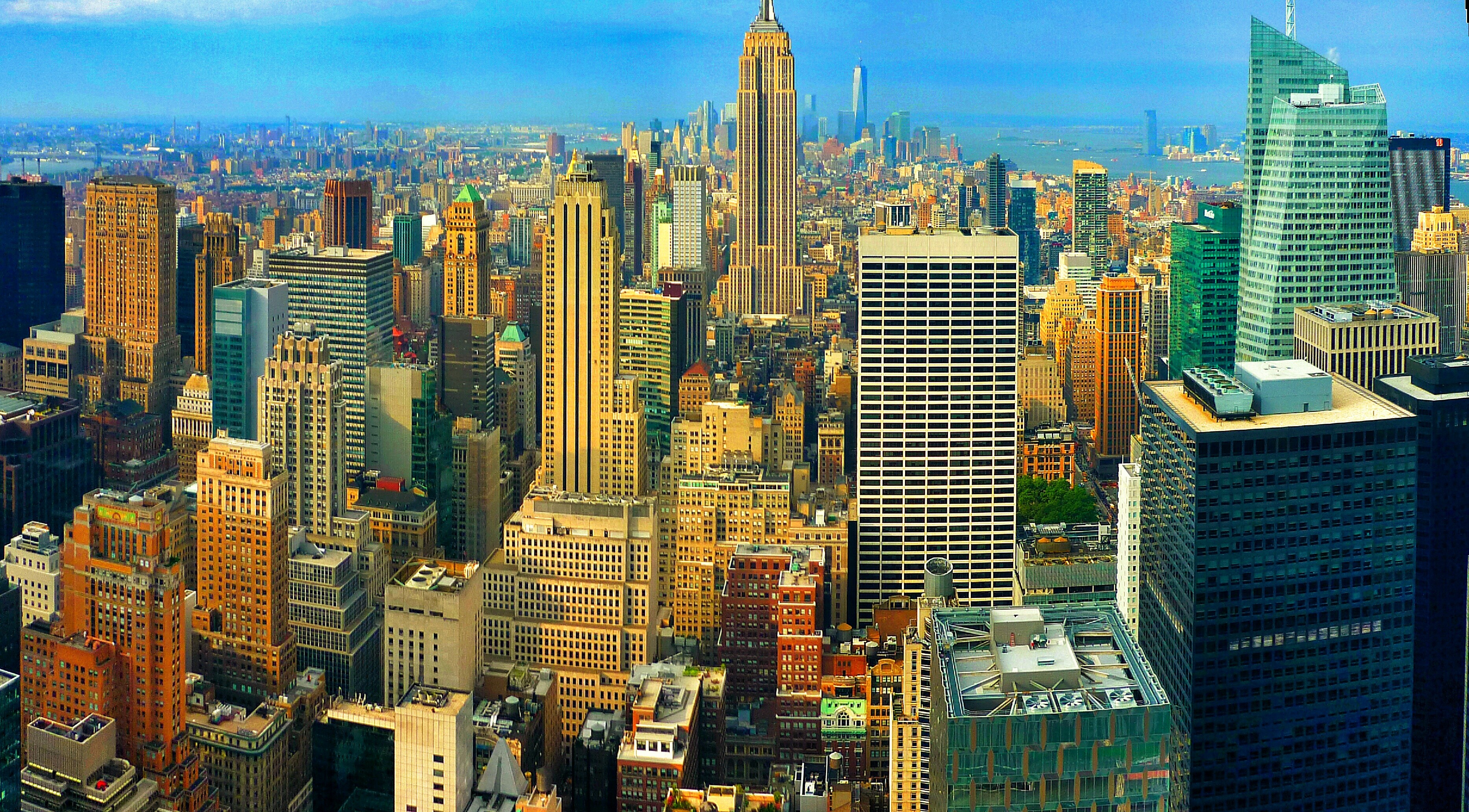 General 3733x2064 New York City panorama cityscape USA