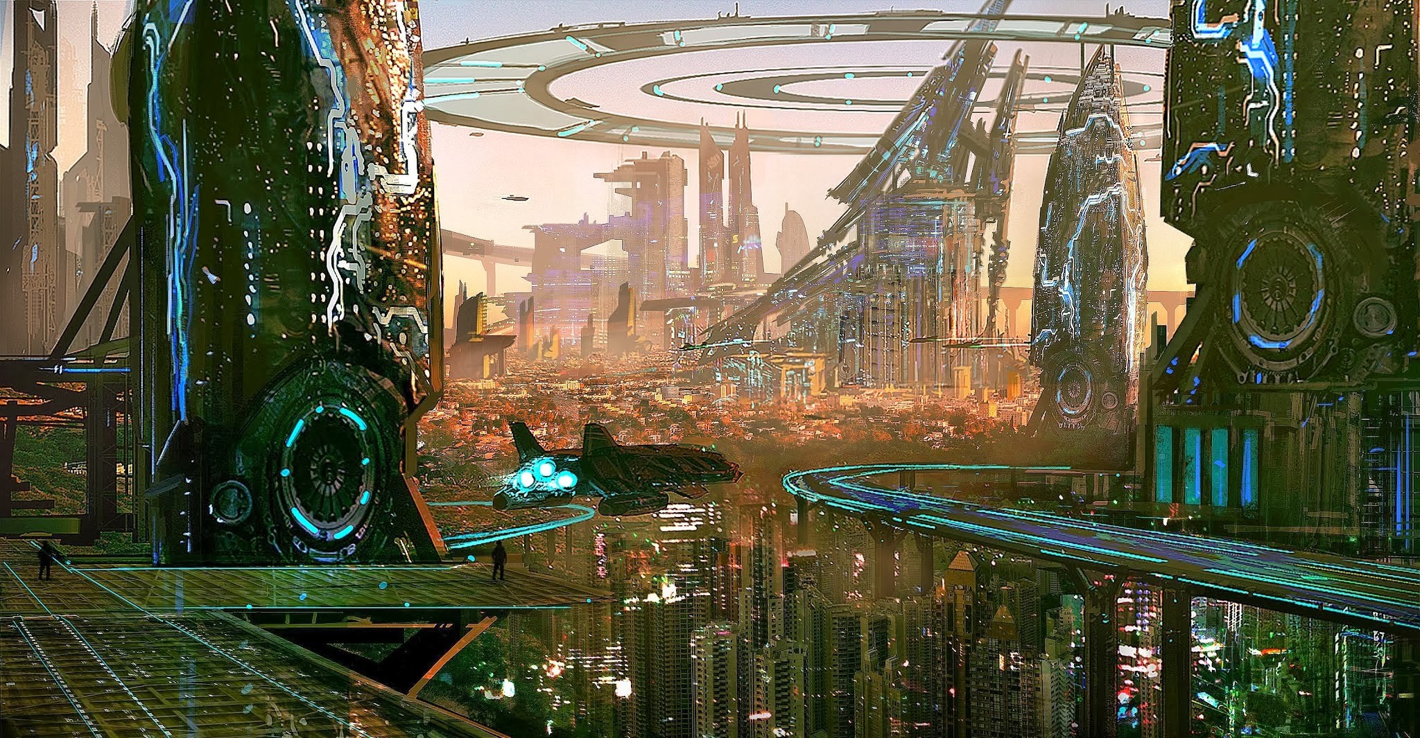 General 2048x1065 futuristic city science fiction artwork digital art futuristic
