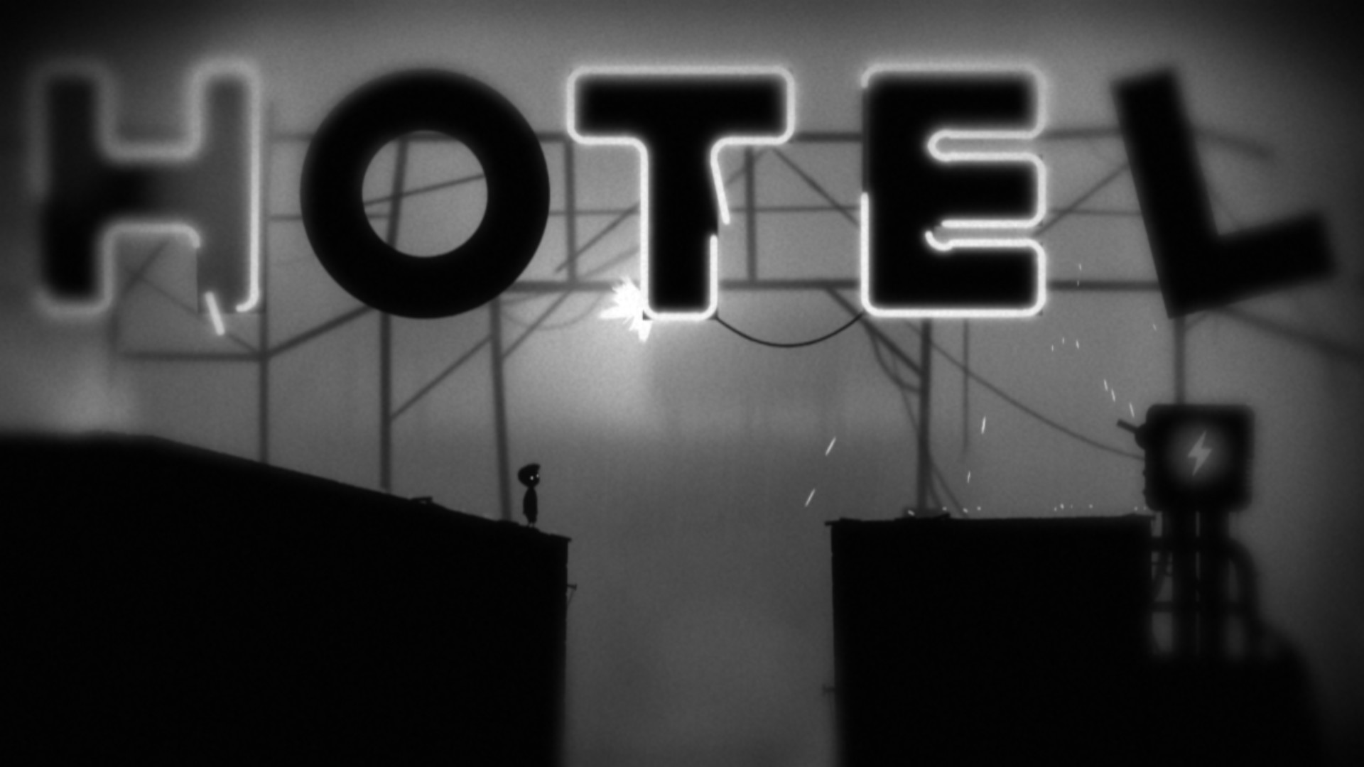 General 1920x1080 Limbo hotel signs monochrome video games