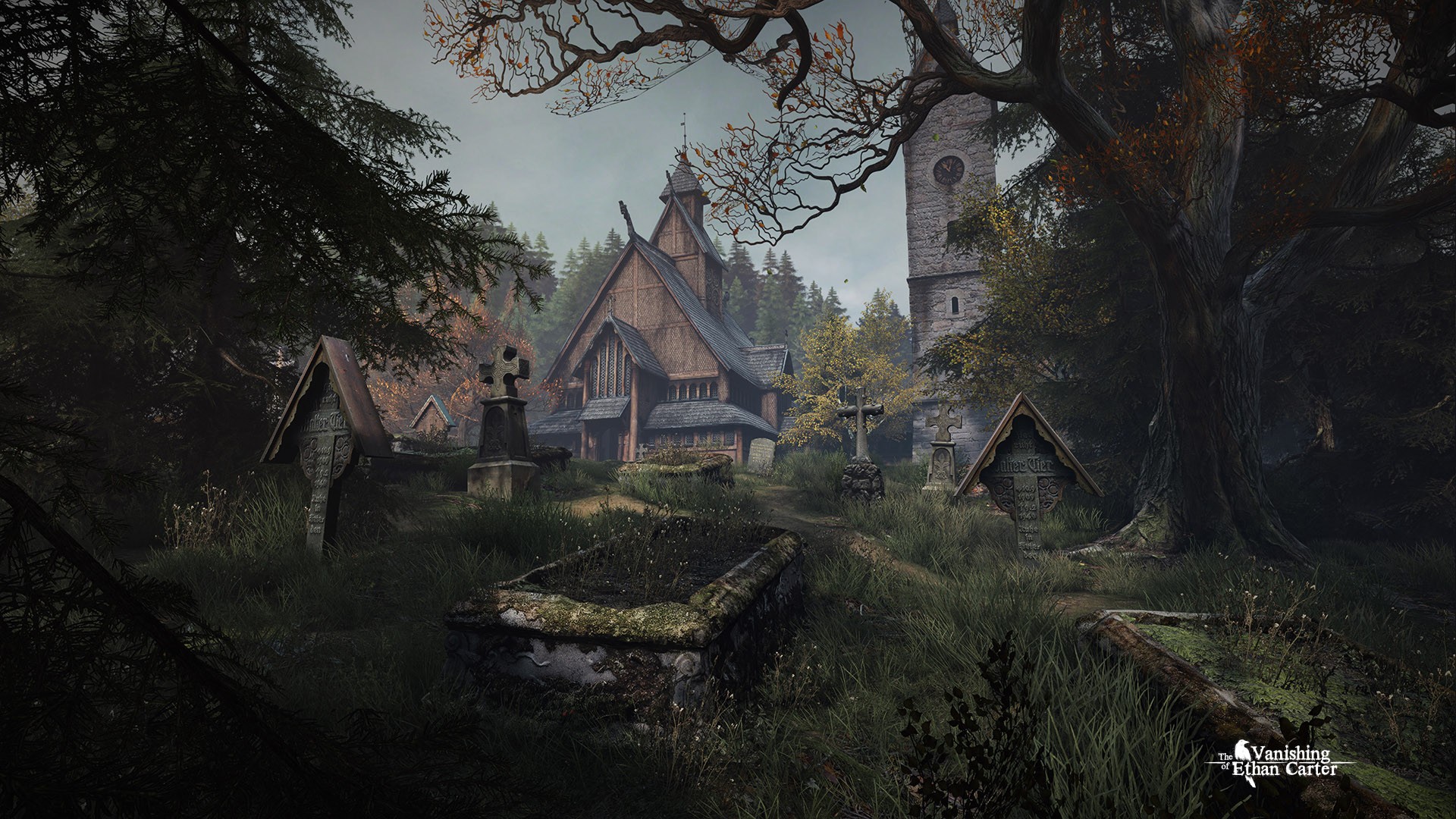 General 1920x1080 The Vanishing of Ethan Carter video games cemetery screen shot PC gaming