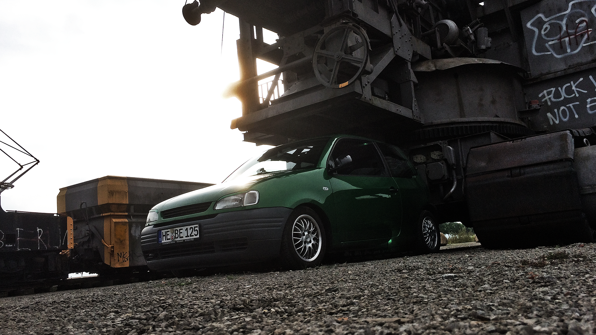General 1920x1080 low-angle car train Seat Seat Arosa green cars low car vehicle numbers