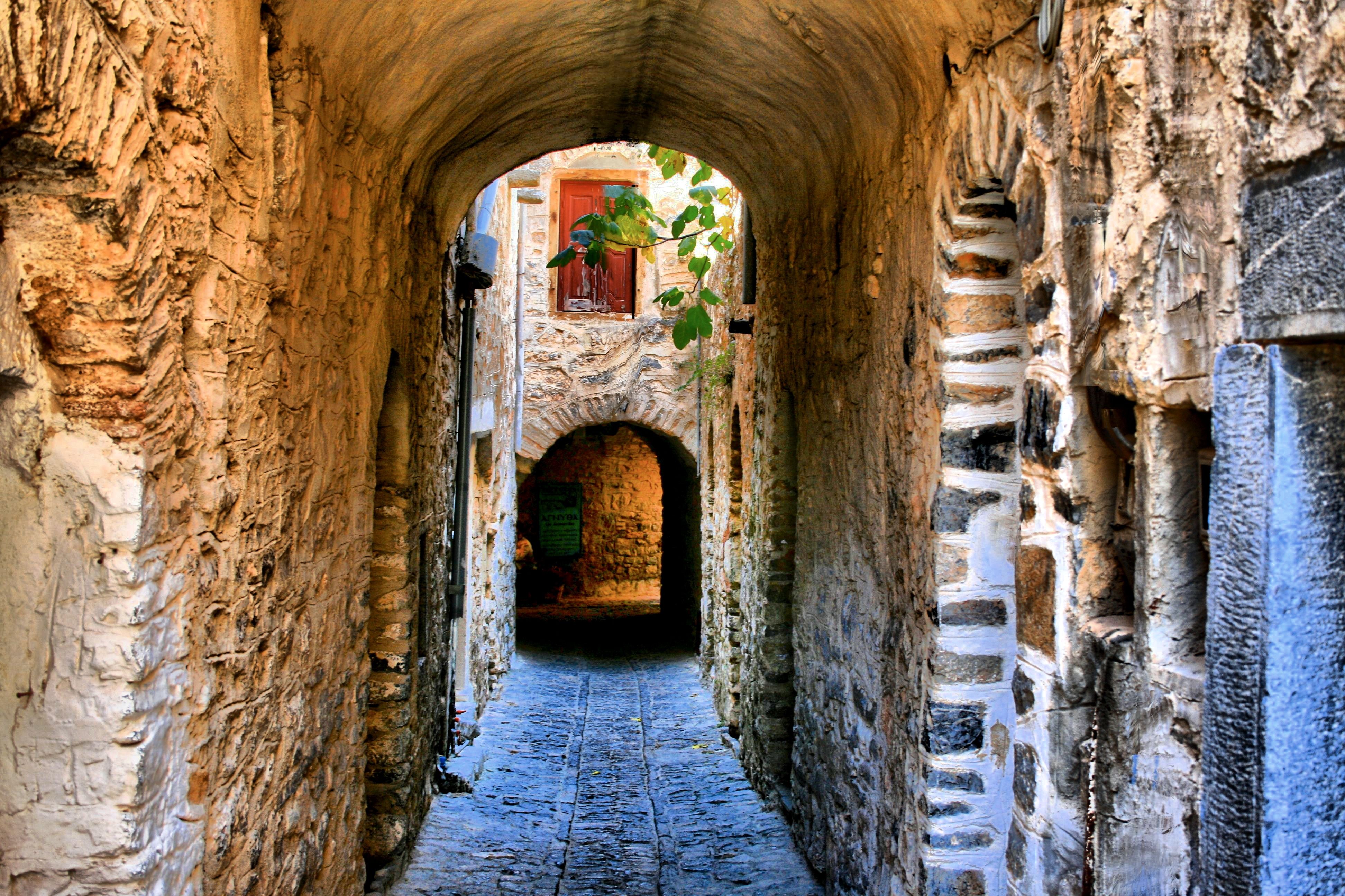 General 3888x2592 Chios Greece arch passage town