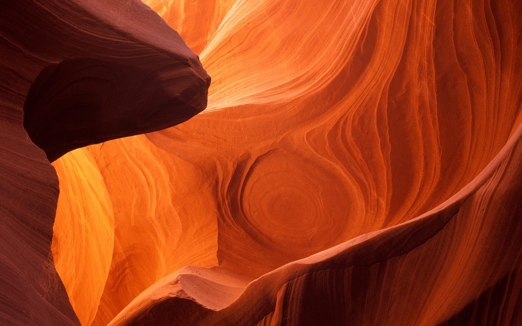 General 1680x1050 Arizona rock formation canyon Antelope Canyon rocks orange USA nature
