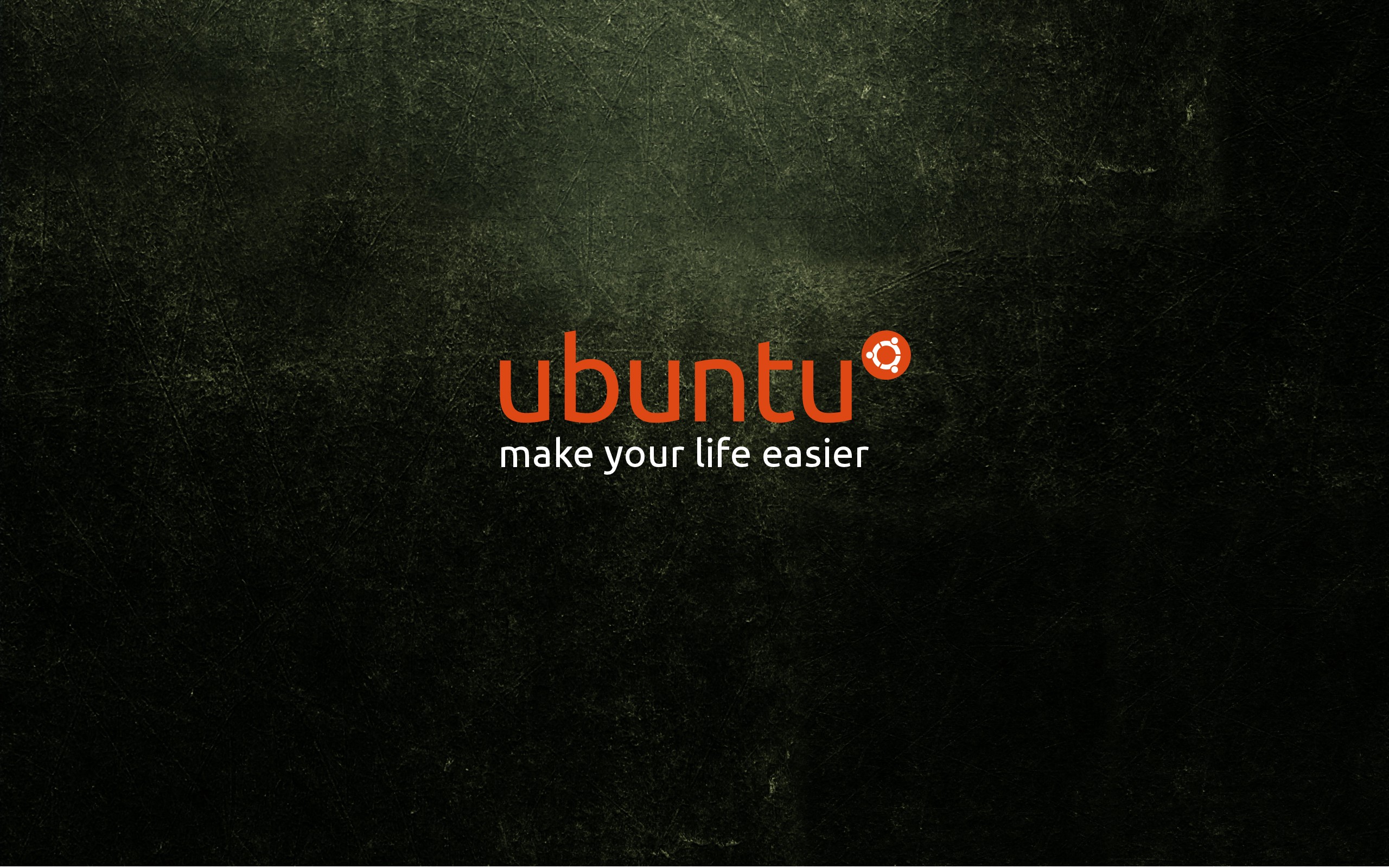General 2560x1600 Ubuntu logo simple background operating system