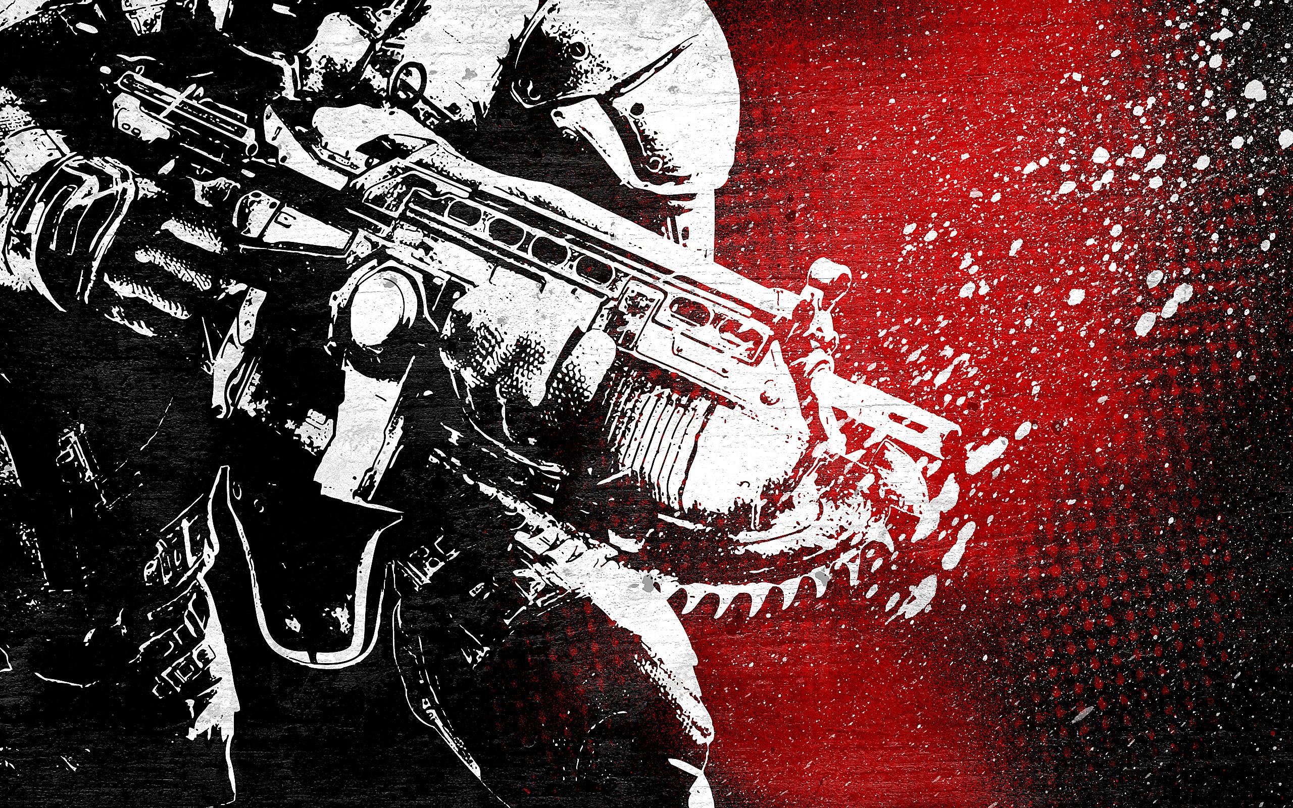 General 2560x1600 video games Gears of War video game art video game characters