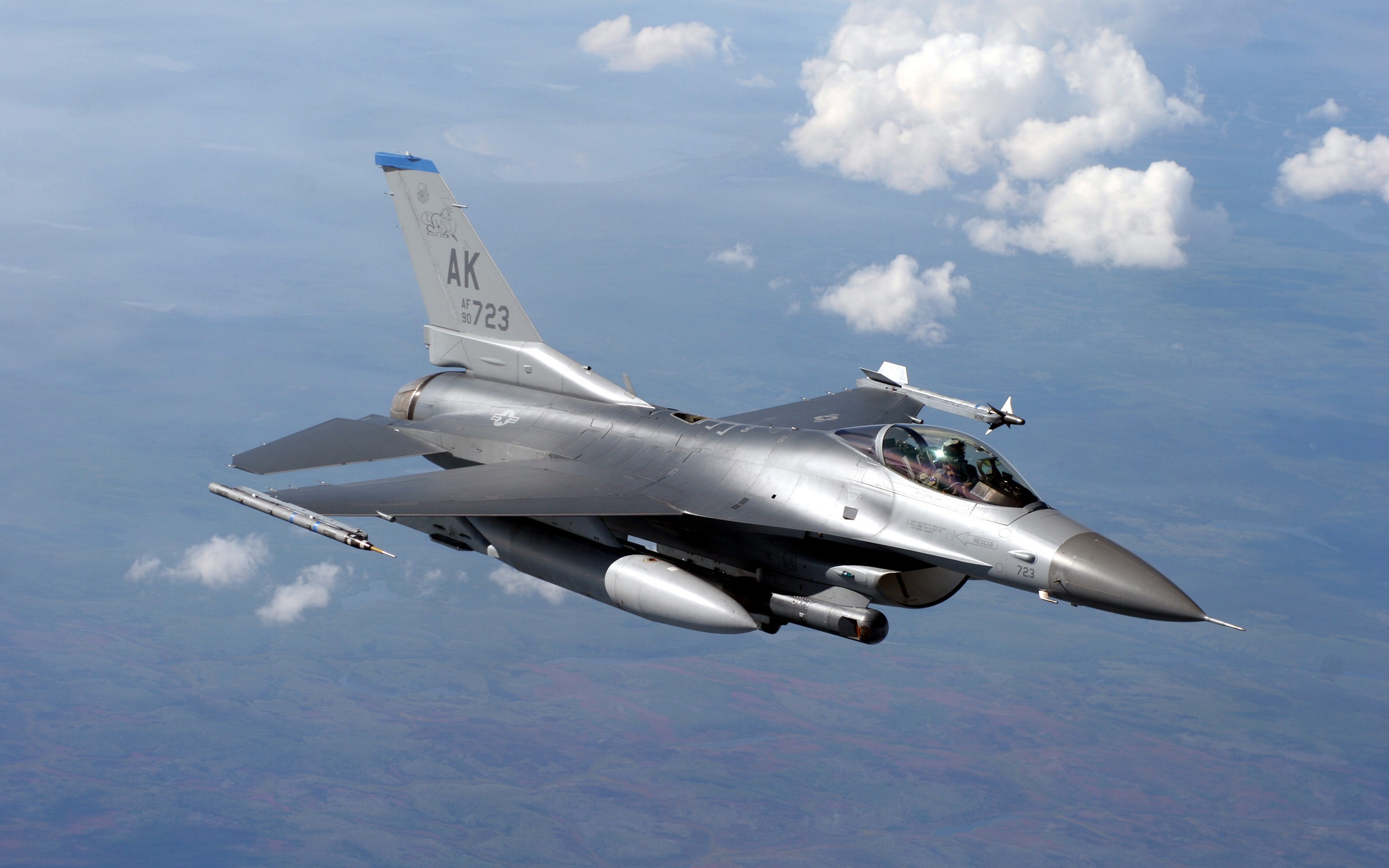 General 2560x1600 General Dynamics F-16 Fighting Falcon aircraft military aircraft military vehicle numbers vehicle US Air Force jet fighter military American aircraft General Dynamics