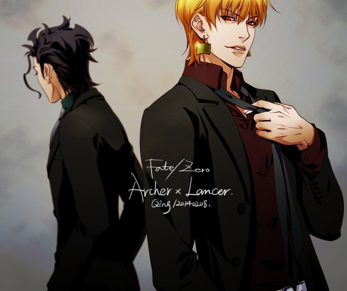 Anime 1167x978 Fate/Zero anime anime boys red eyes 2014 (Year)