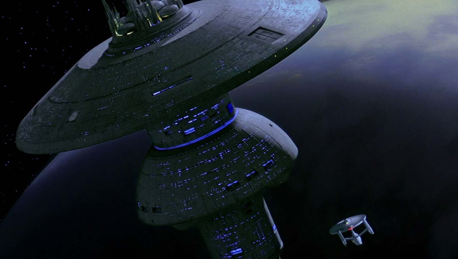 General 1594x900 Star Trek space station movies planet film stills USS Enterprise NCC-1701 science fiction Star Trek Ships
