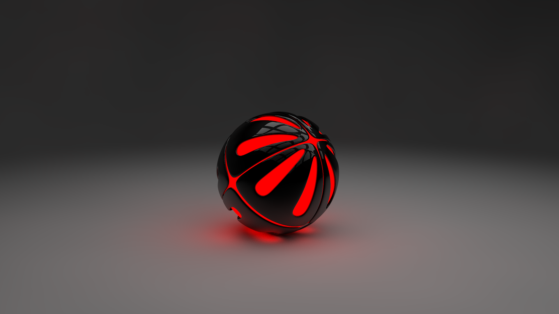 General 1920x1080 sphere ball CGI simple background selective coloring