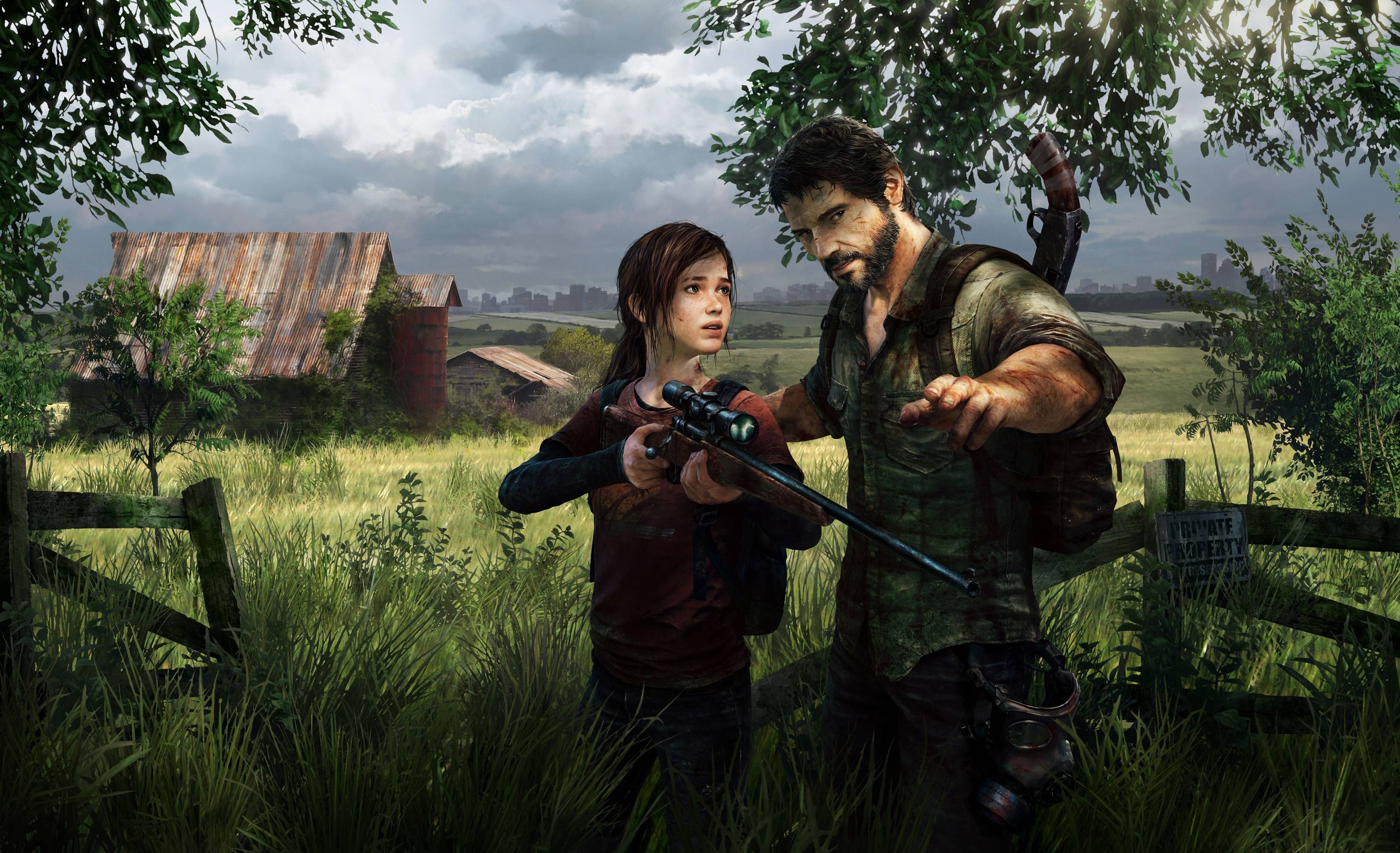 General 3000x1827 video games The Last of Us girls with guns video game art