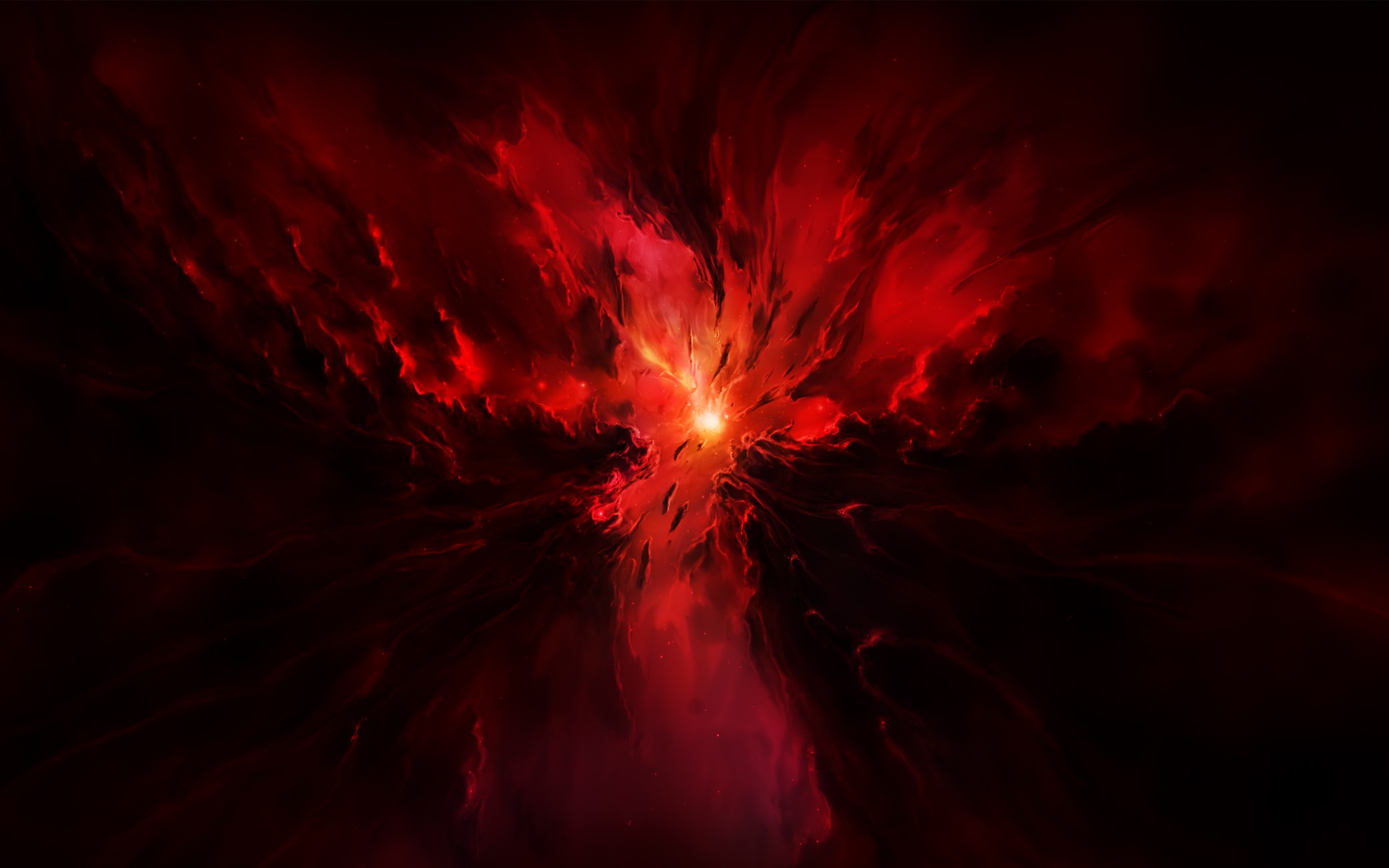 General 1920x1200 space artwork science fiction universe red abstract space clouds red star stars space art nebula digital art