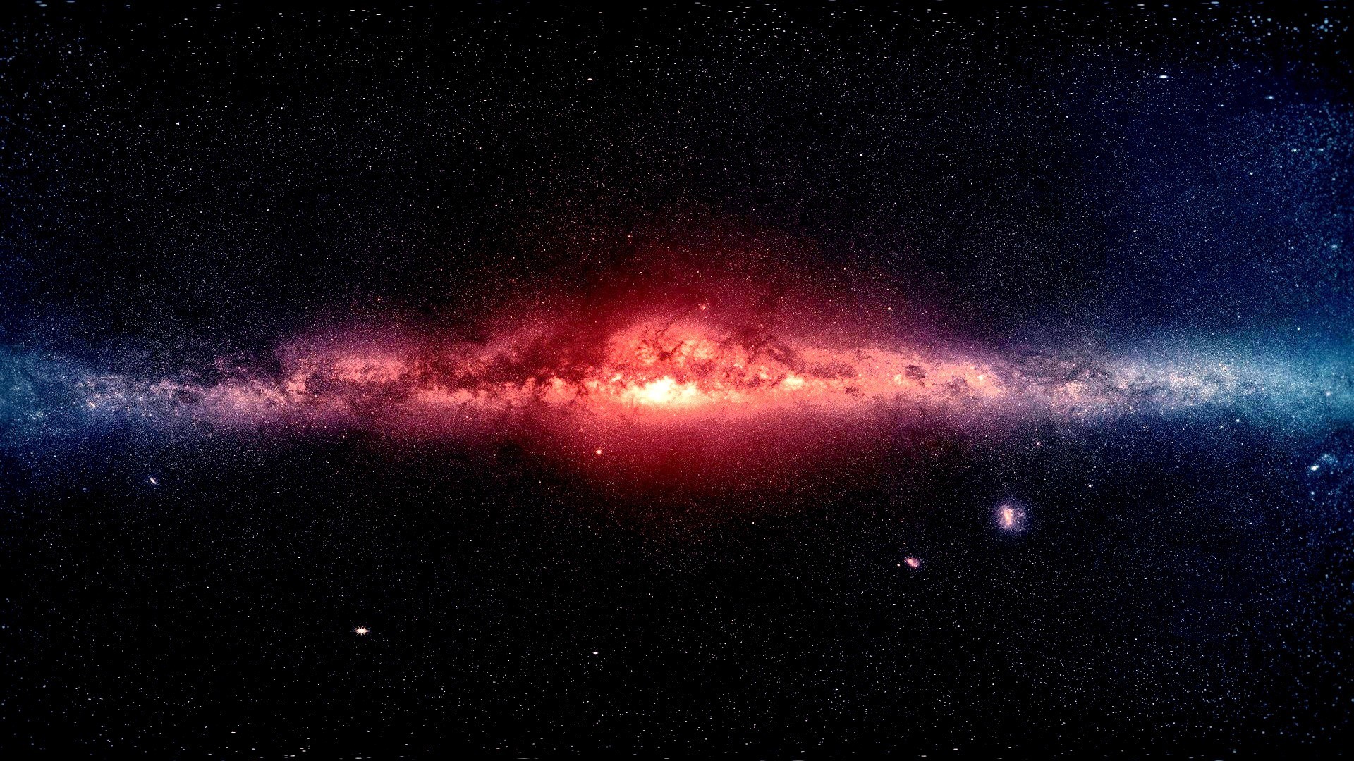 General 1920x1080 galaxy stars digital art space art space Milky Way Digital Glowing