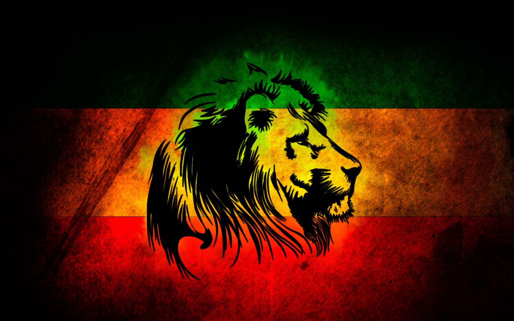 General 1680x1050 Rastafari lion digital art