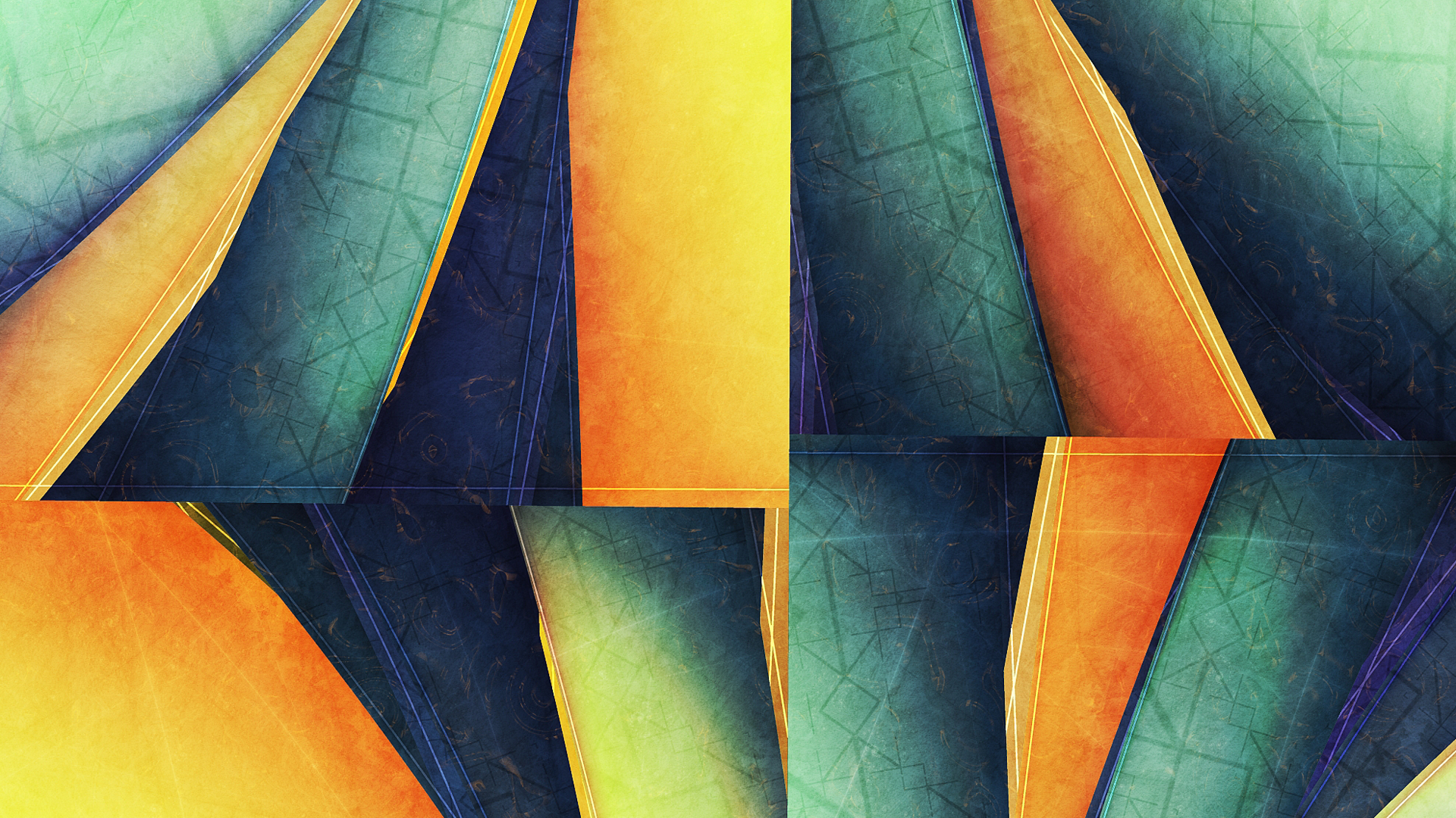 General 1920x1080 abstract pattern yellow blue texture