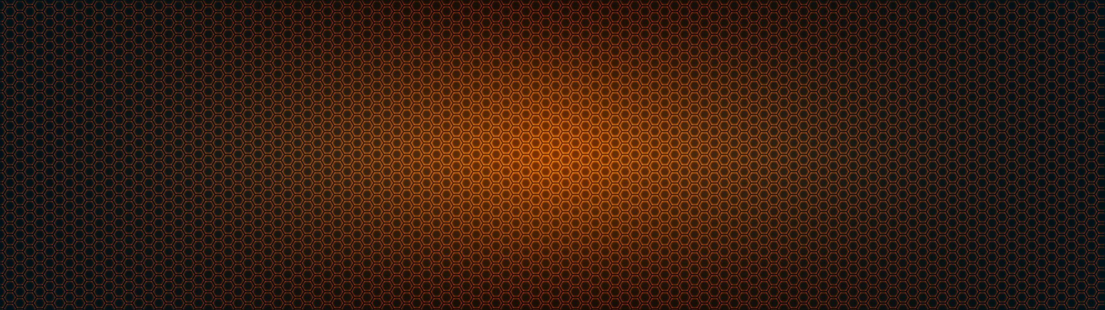 General 3840x1080 multiple display abstract pattern geometry hexagon texture digital art dual monitors