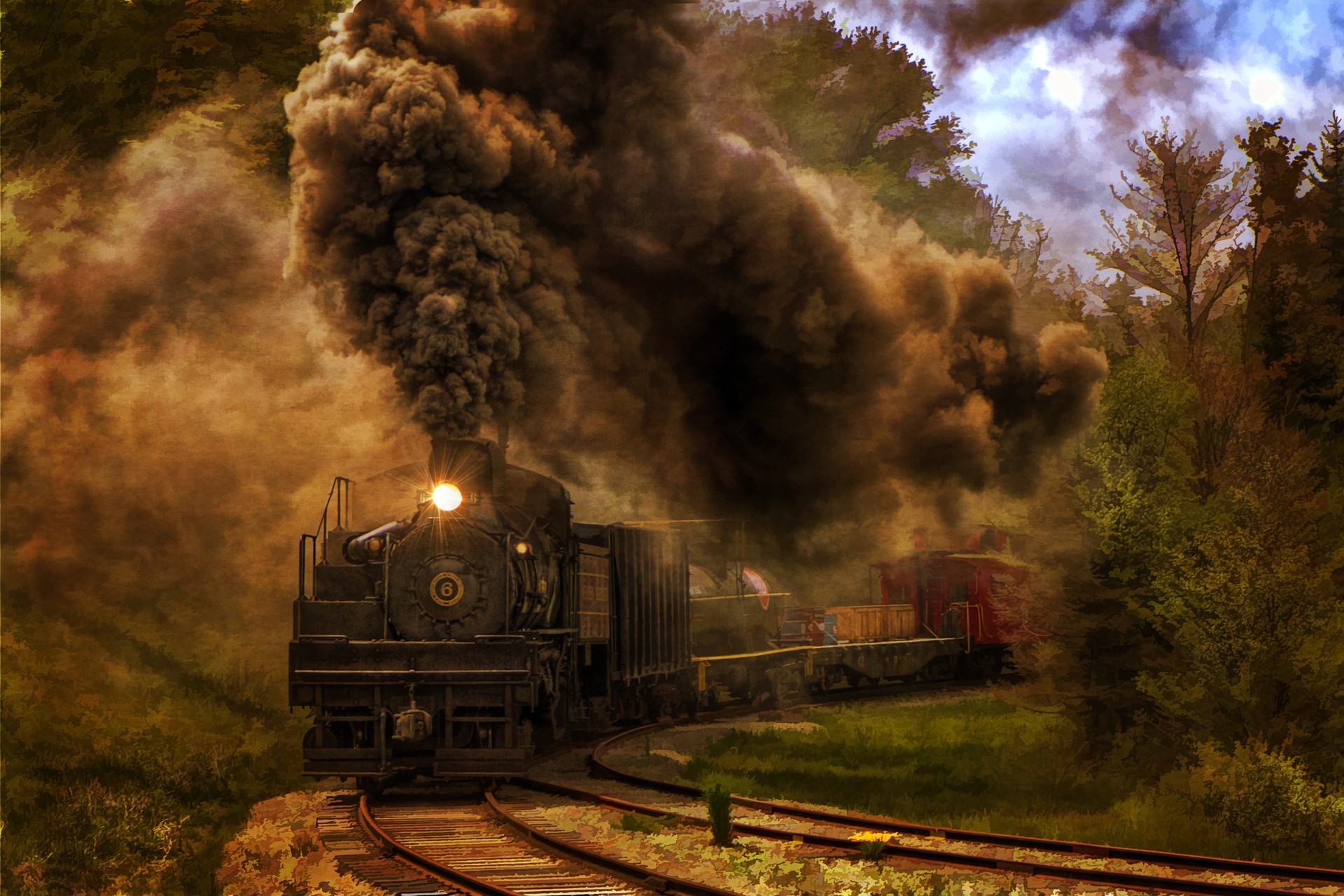 General 1920x1280 steam locomotive train Steam Train vehicle locomotive smoke railway