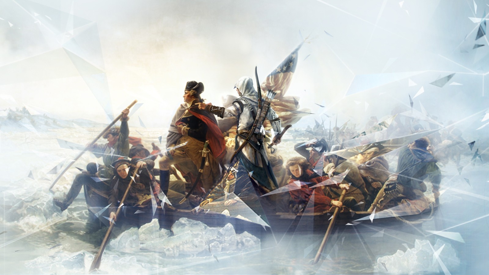 General 1600x900 Assassin's Creed video games Assassin's Creed III video game art