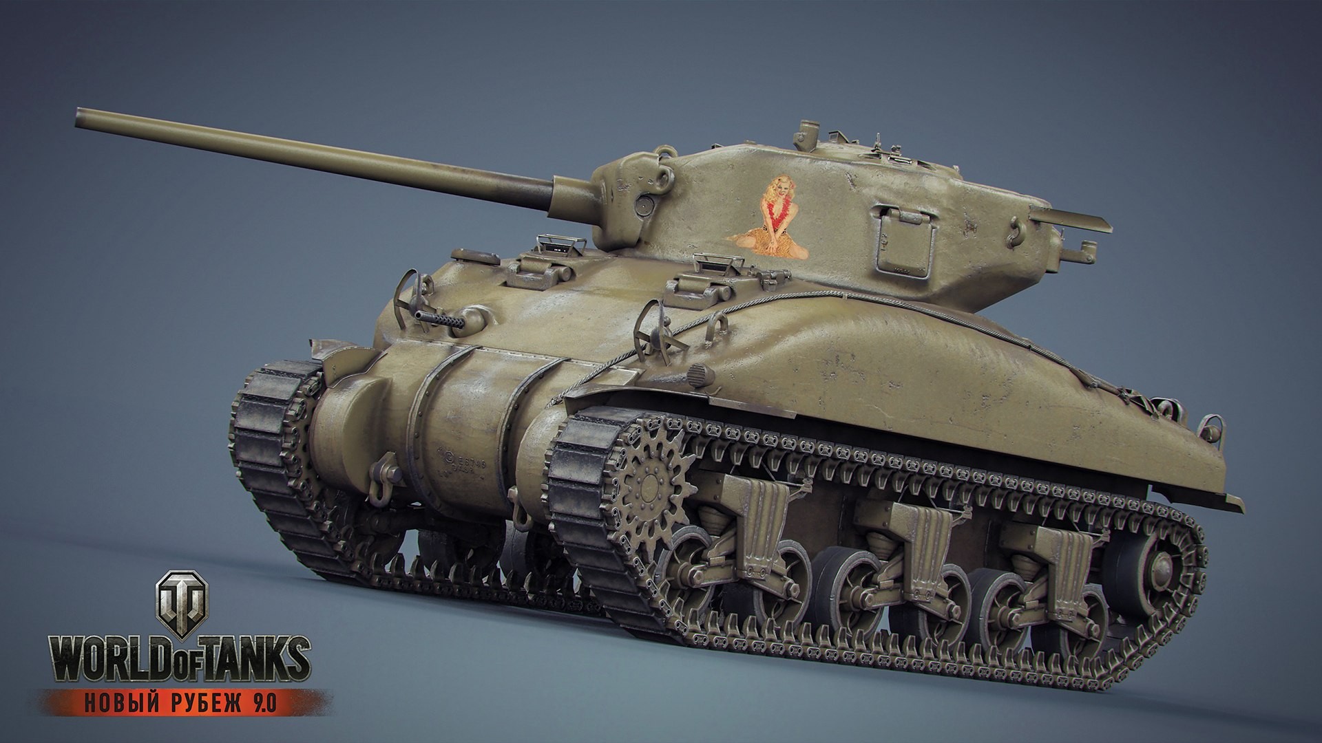 General 1920x1080 World of Tanks tank wargaming video games CGI M4 Sherman