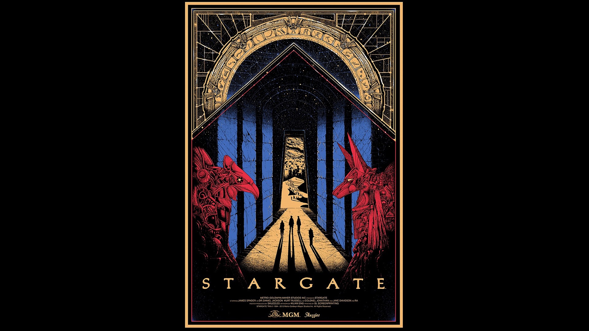 General 1920x1080 movies science fiction fan art Stargate movie poster