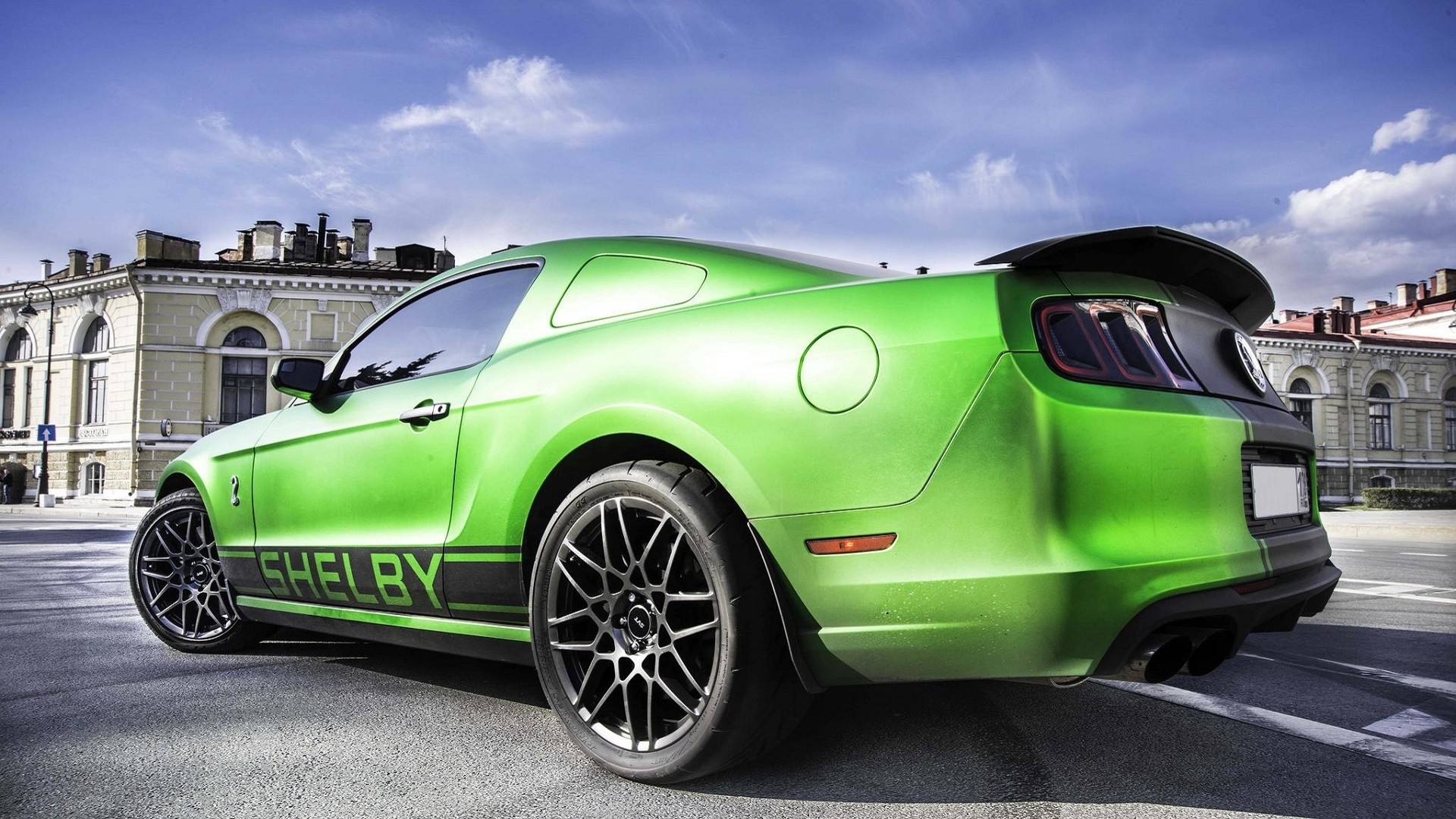 General 1920x1080 Shelby car green cars vehicle Ford Ford Mustang muscle cars American cars