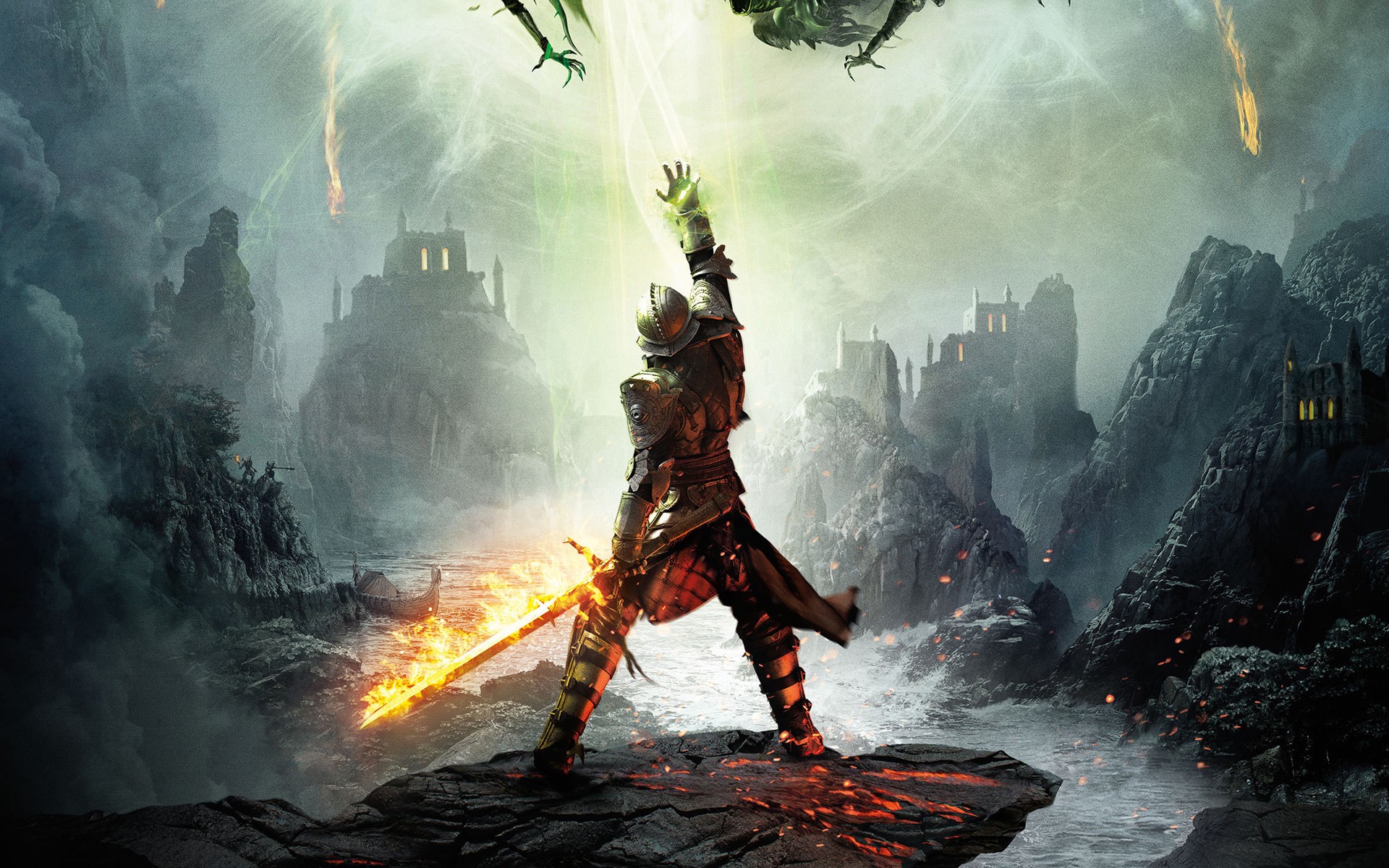 General 1920x1200 Dragon Age: Inquisition Dragon Age video games PC gaming sword video game art RPG Bioware fantasy art