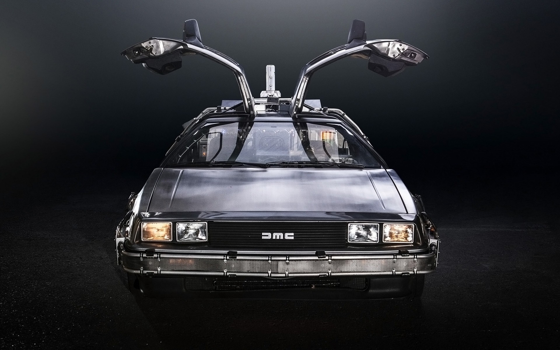General 1920x1200 movies car Back to the Future DeLorean vehicle Time Machine silver cars time travel simple background