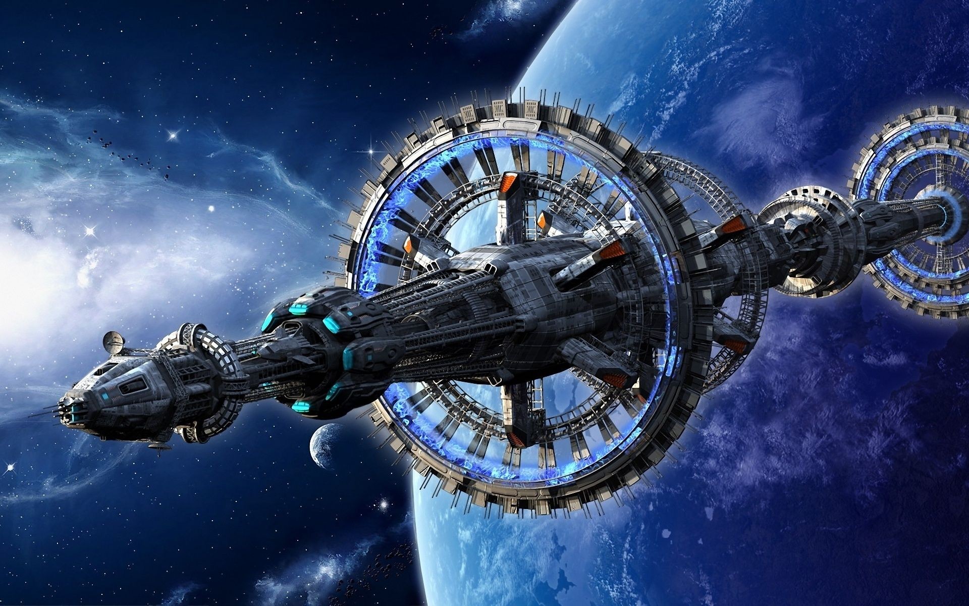 General 1920x1200 spaceship space station science fiction artwork space