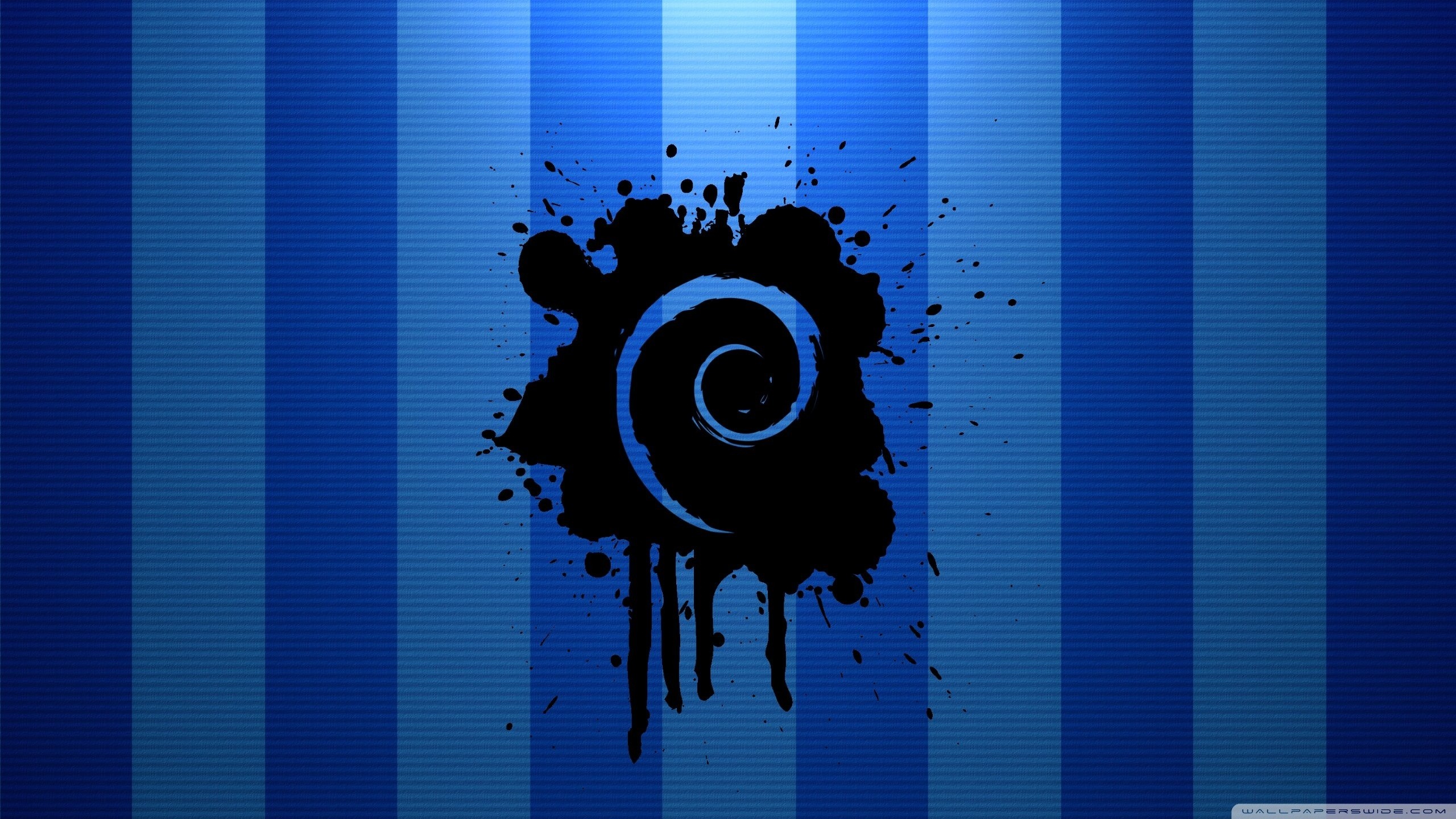 General 2560x1440 blue 2K Debian blue background