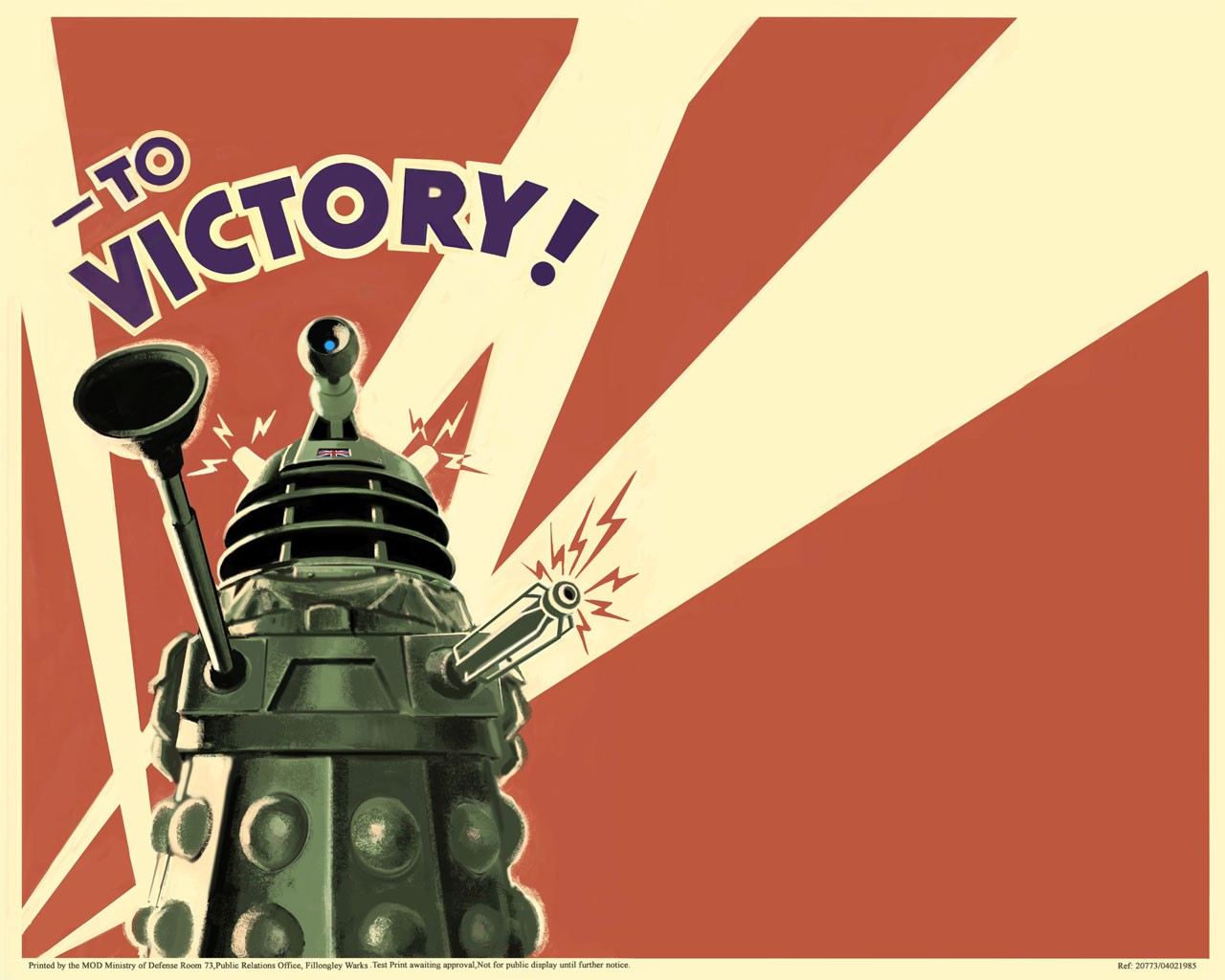 General 1280x1024 Doctor Who Daleks villains TV series artwork science fiction