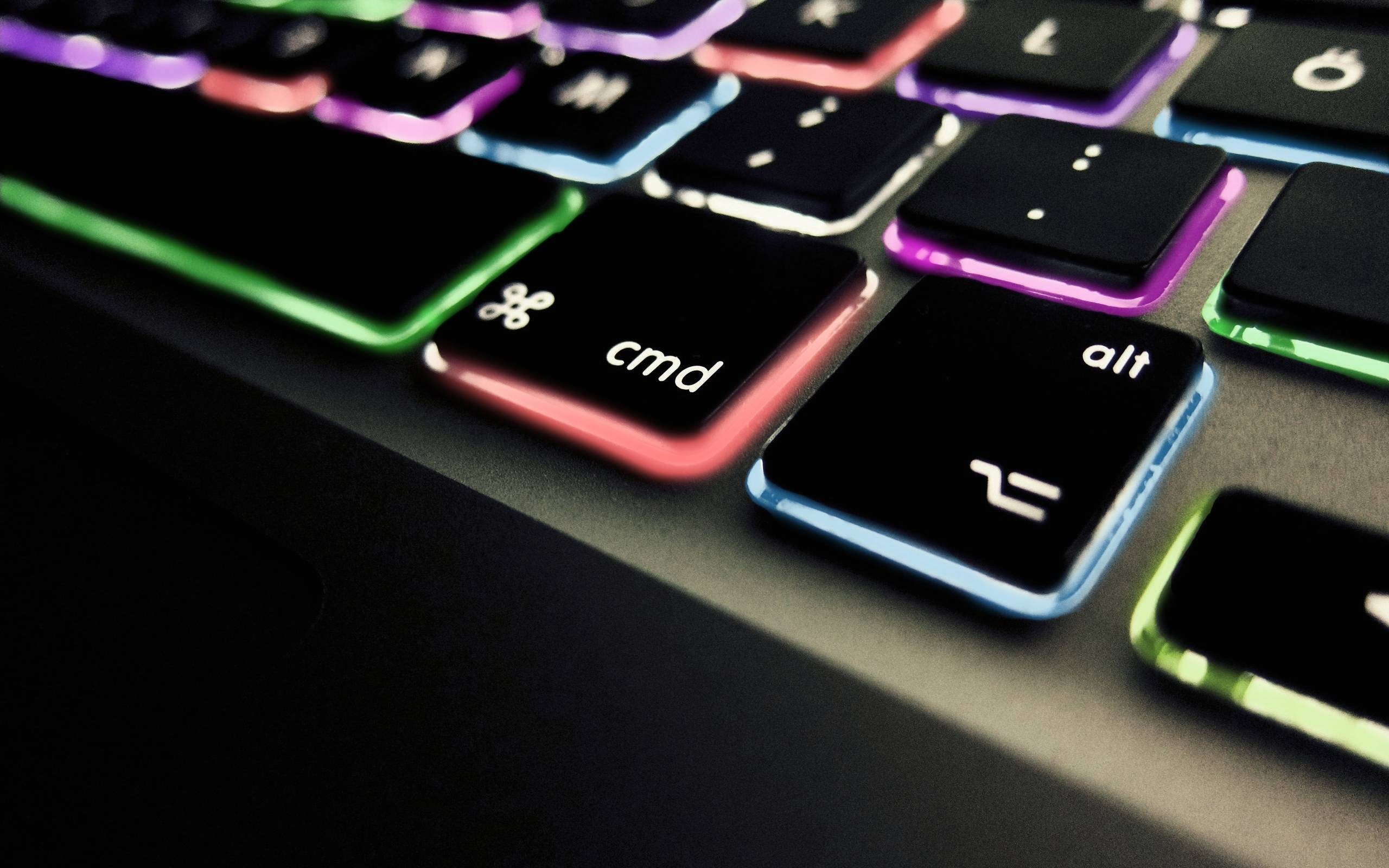 General 2560x1600 keyboards computer letter technology MacBook closeup colorful