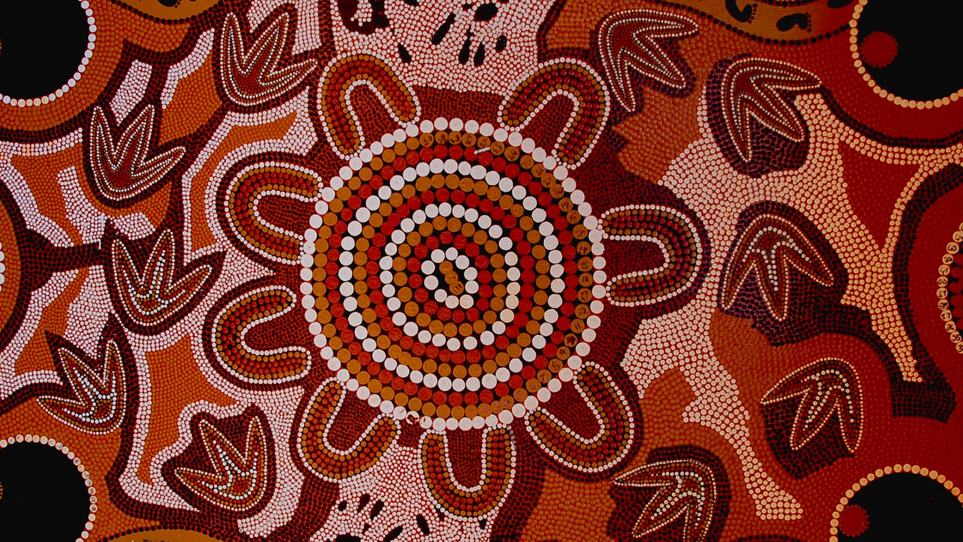 General 1920x1080 Australia painting Aboriginal tribal  artwork pattern