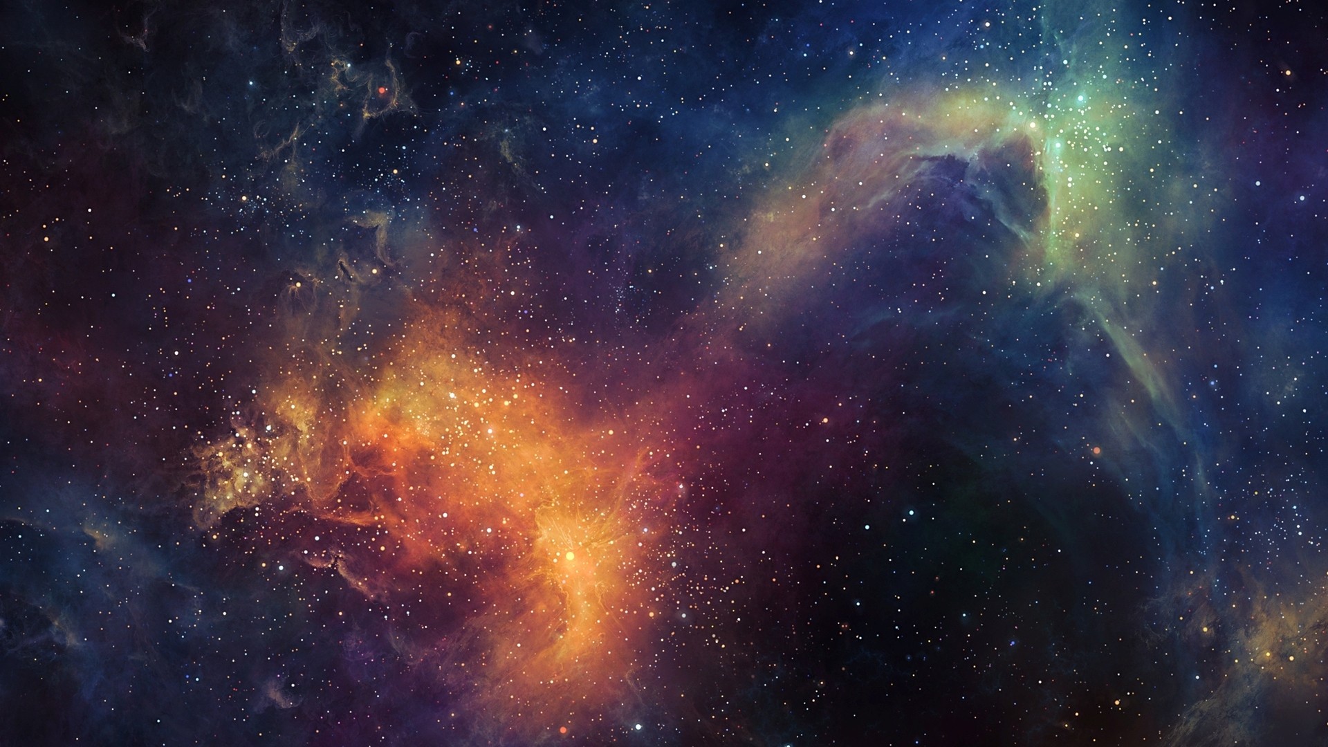 General 1920x1080 space nebula colorful TylerCreatesWorlds space art digital art
