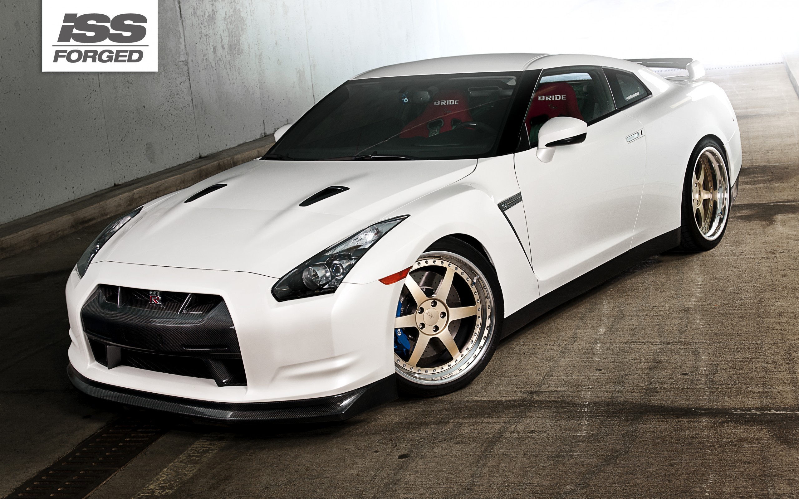 General 2560x1600 white cars car vehicle Nissan GT-R Nissan watermarked