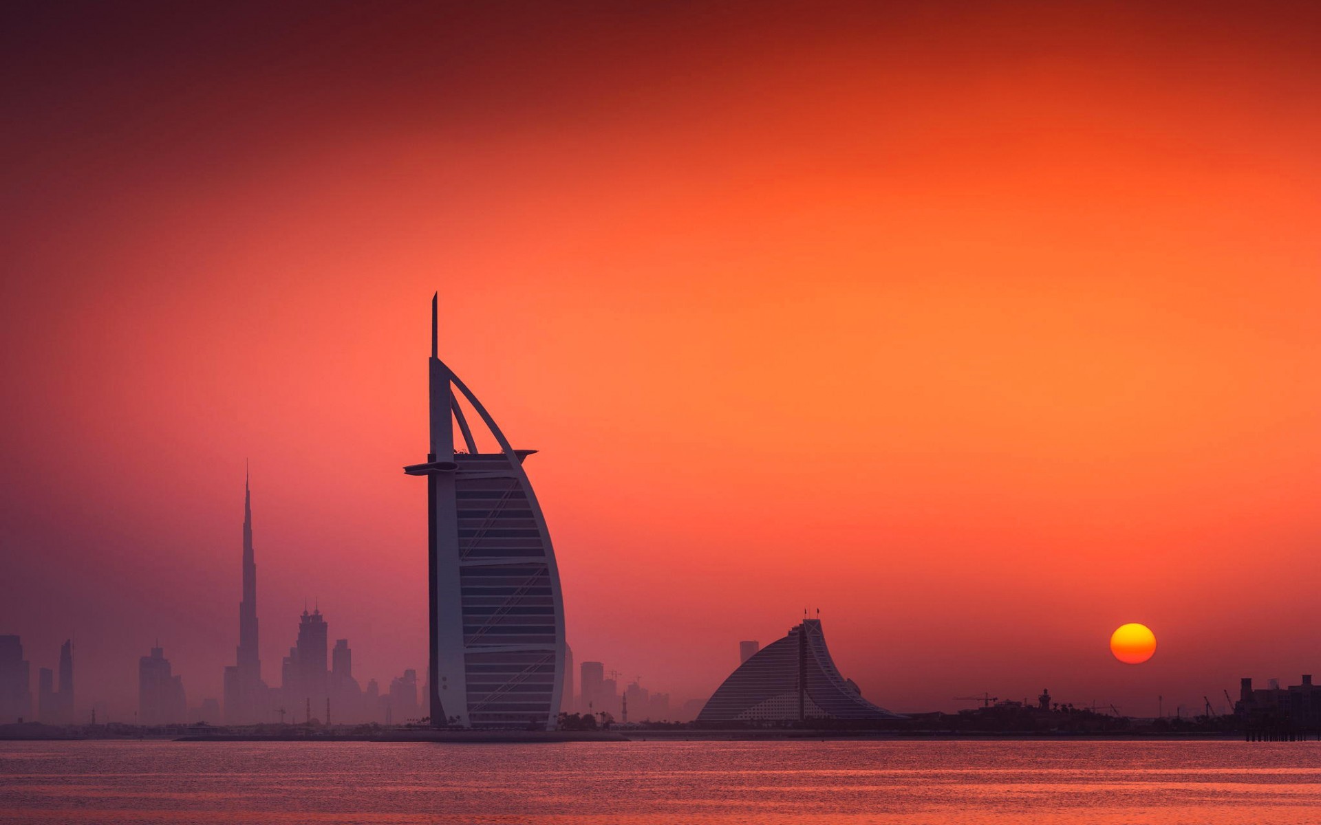 General 1920x1200 cityscape sunset Dubai