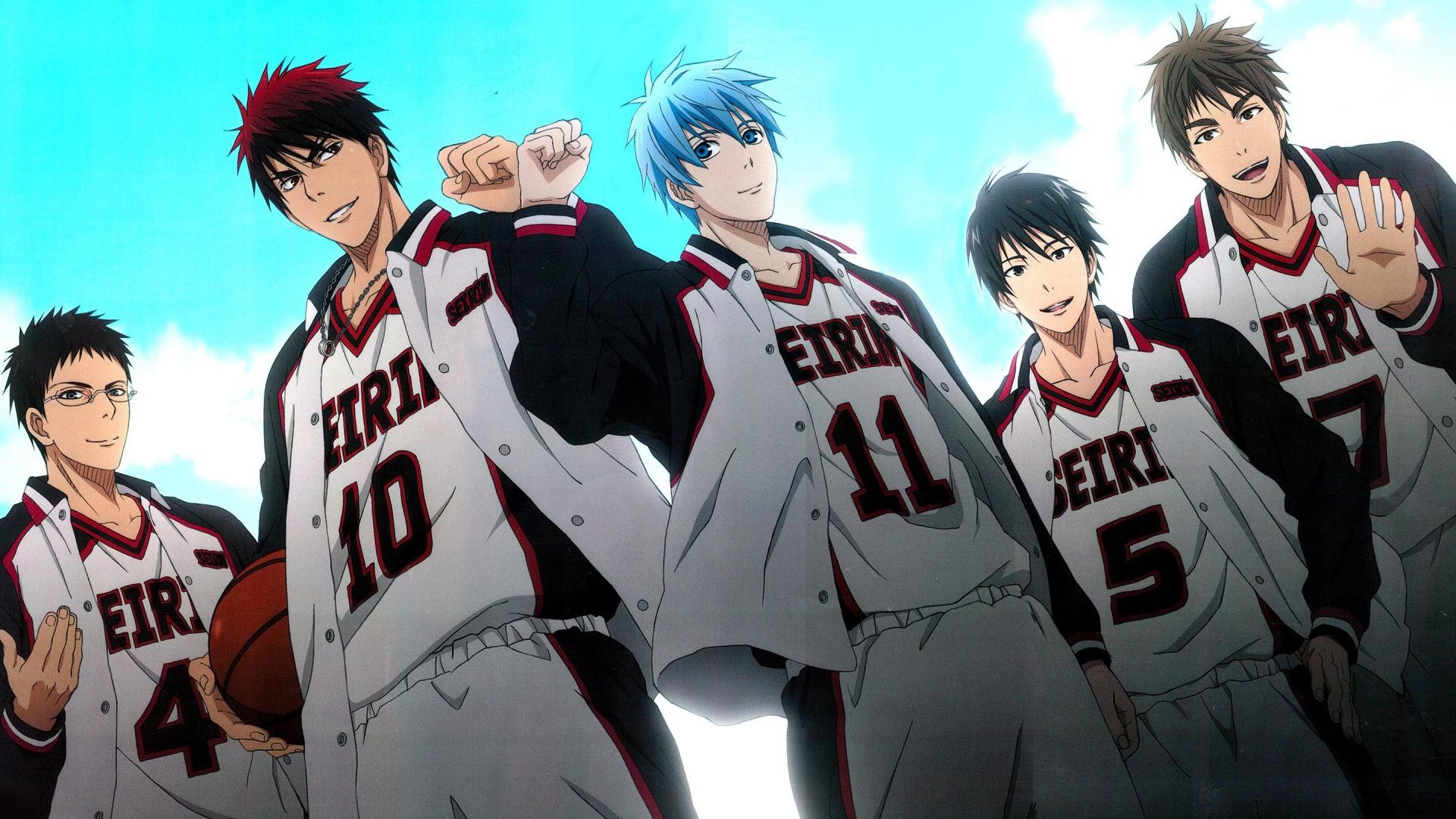 Anime 1920x1080 Kuroko no Basket blue basketball anime boys anime cyan