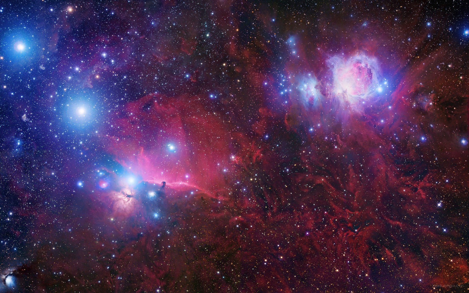 General 1920x1200 nebula stars space Horsehead Nebula space art digital art Flame Nebula