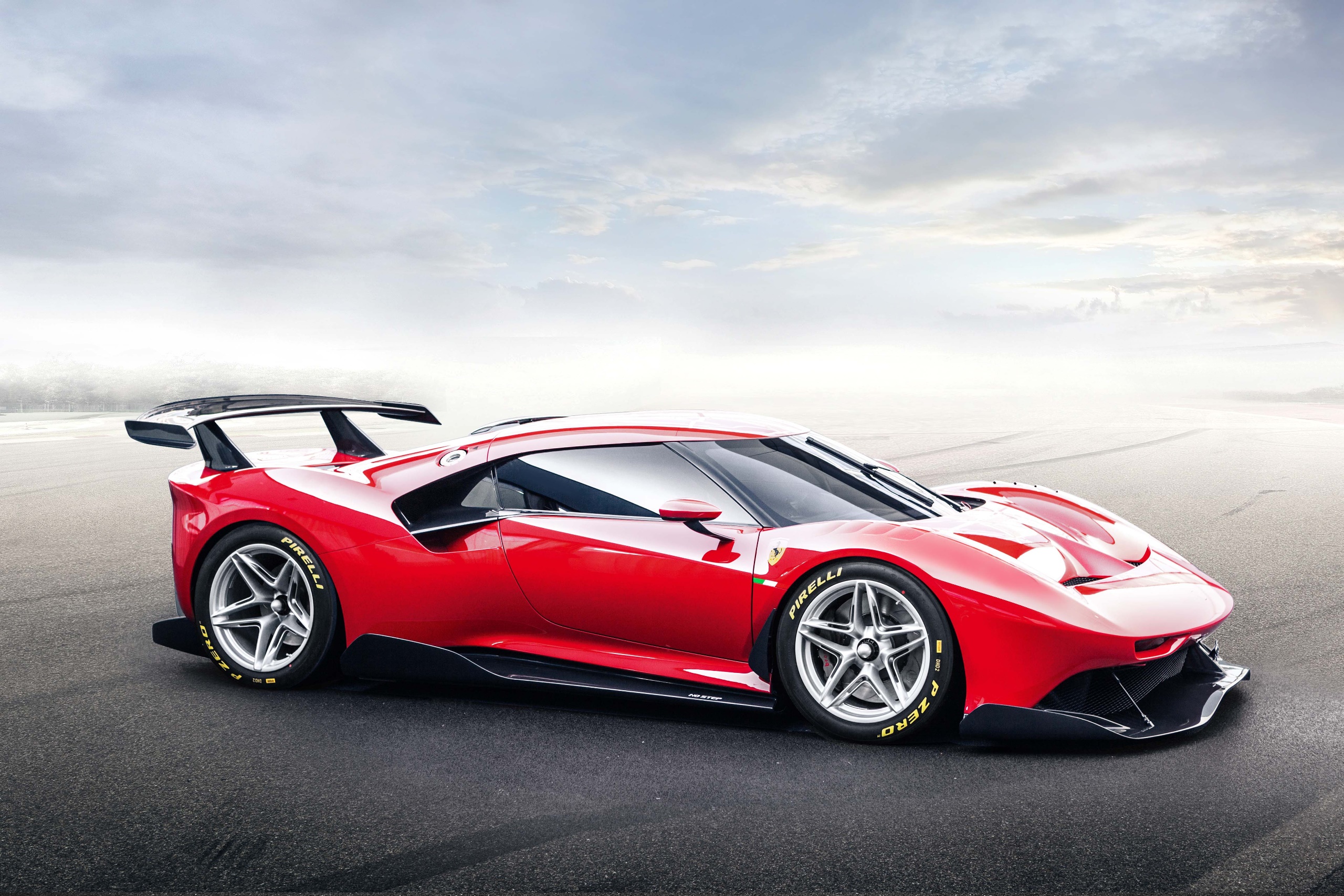 General 2560x1707 Ferrari supercars car vehicle red cars Ferrari P80/C italian cars Stellantis car spoiler