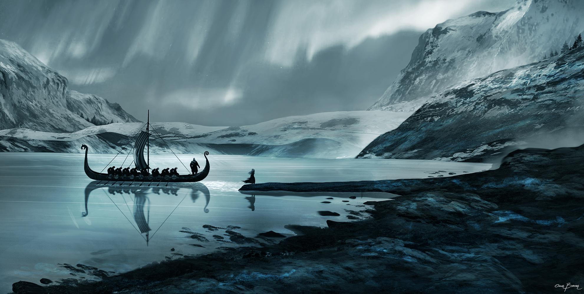 General 1982x1000 artwork fantasy art Vikings ship longships