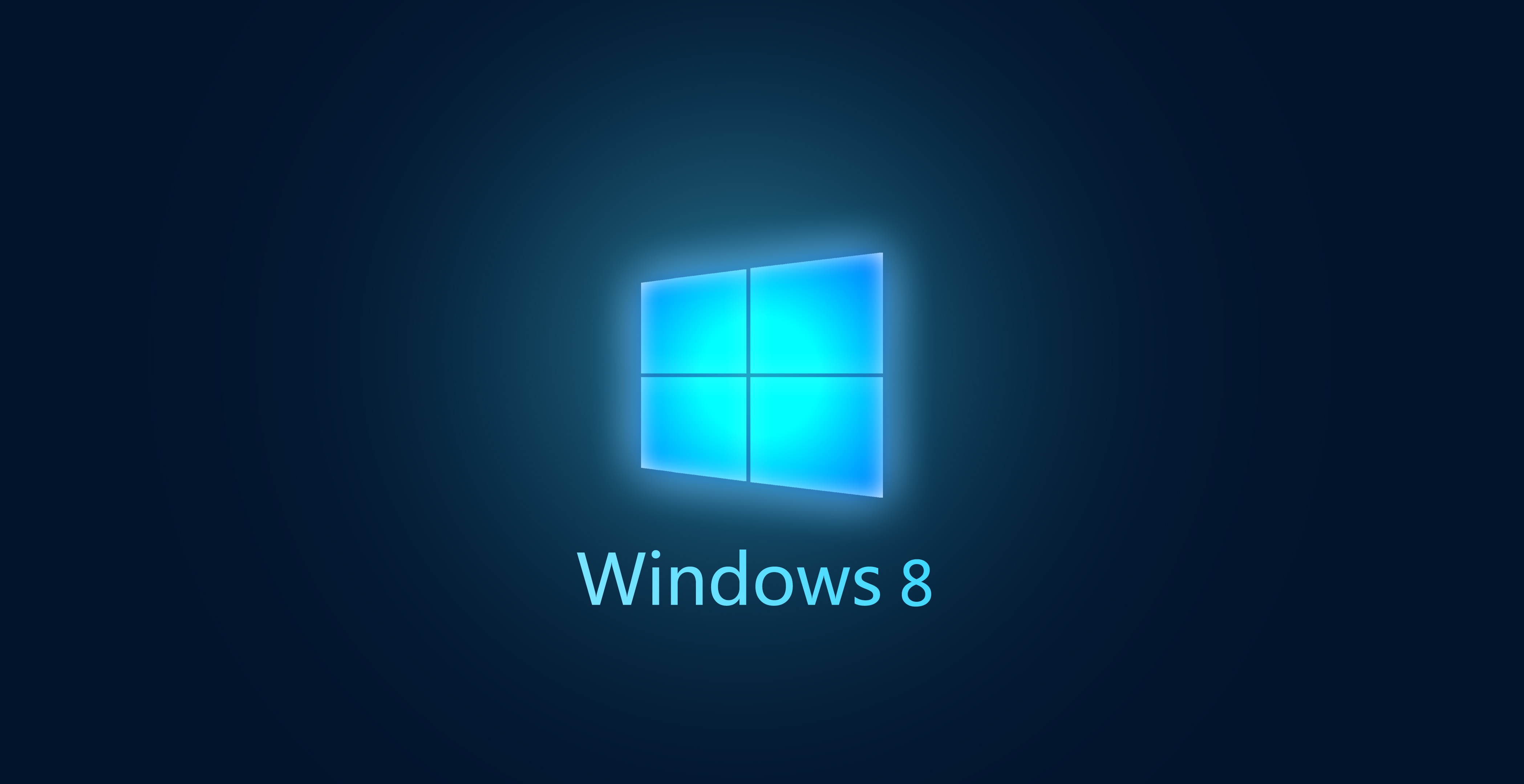 General 4196x2160 windows logo Microsoft operating system technology brand logo simple background digital art Windows 8